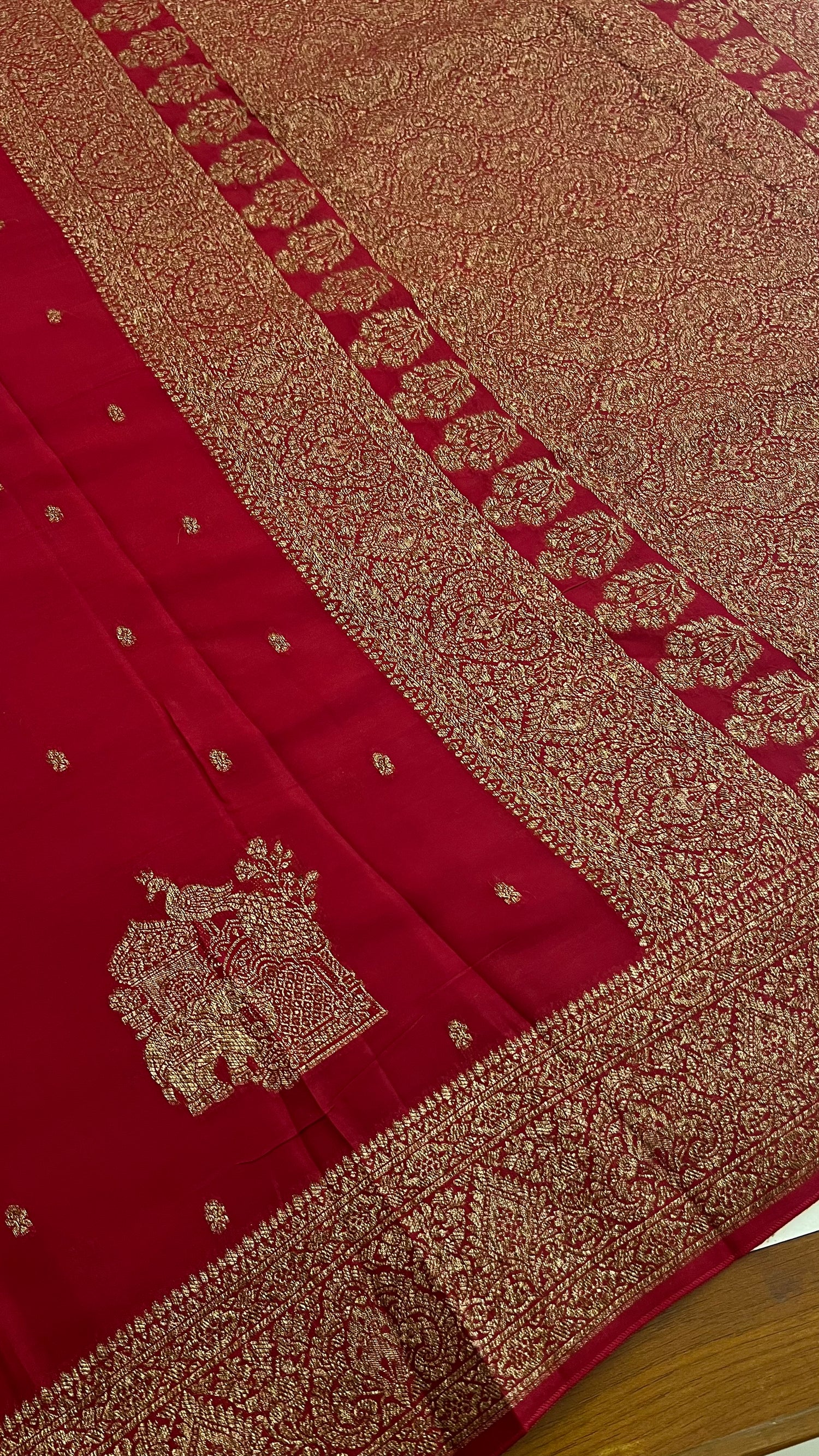 CRPE SILK SAREE SUV5651-MAROON