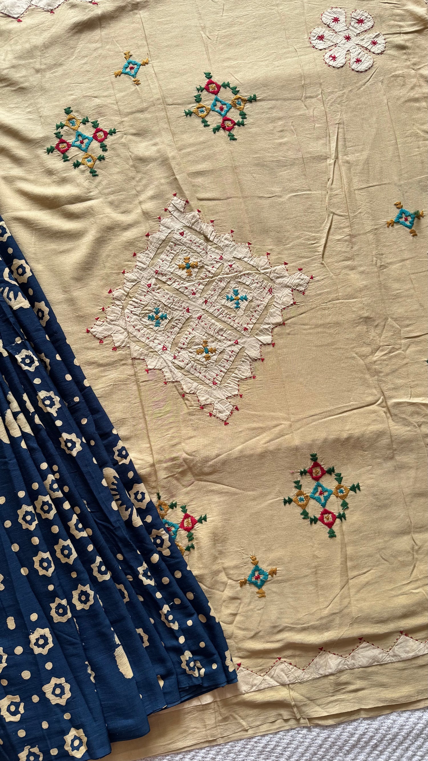 PURE MAHESHWARI SILK COTTON SUV5017-BLUE
