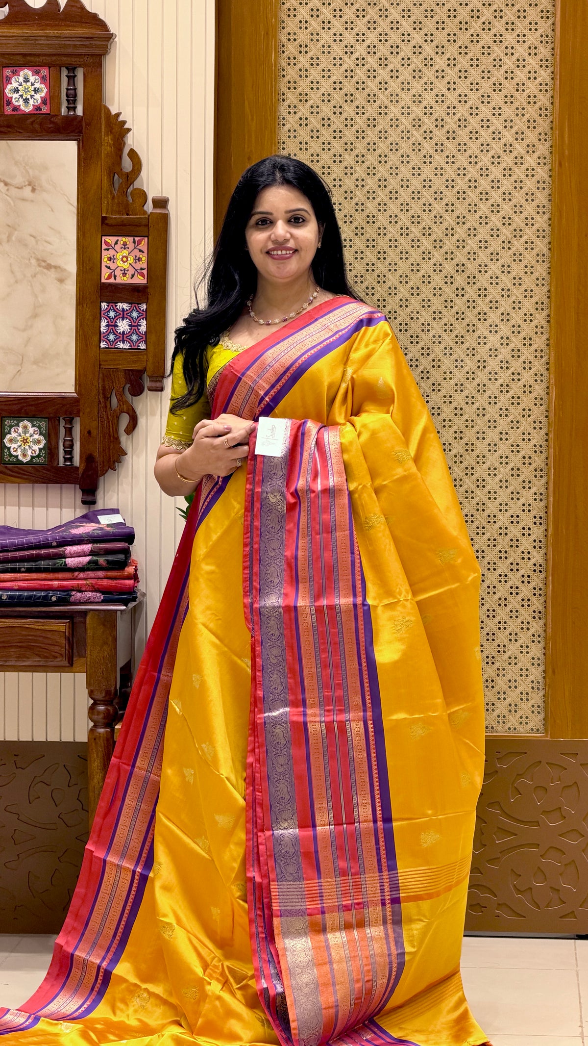KANCHI CRAPE SUV5665-MUSTARD