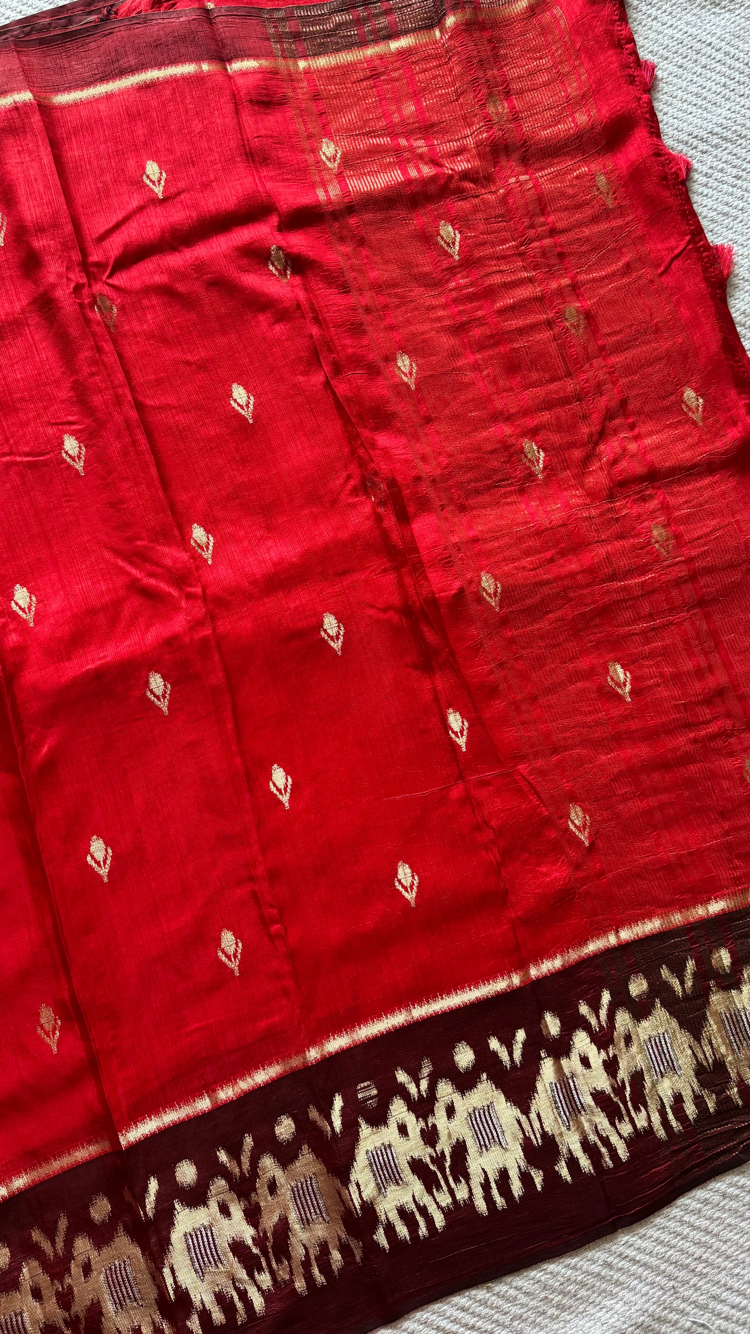 CRAPE SILK SUV5635-RED