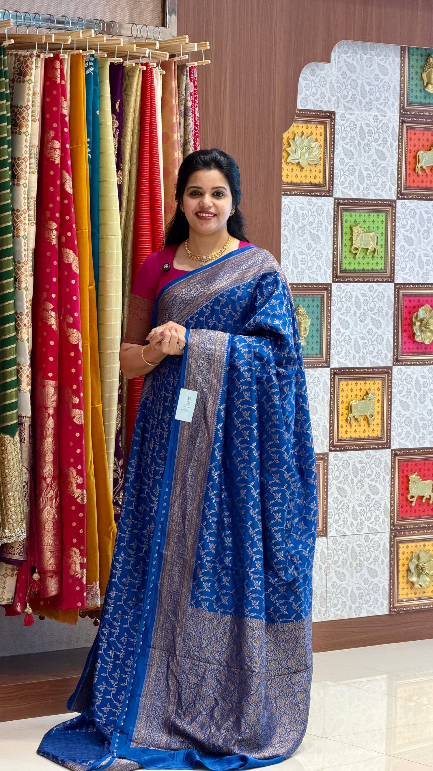 CREPE SILK SUV5701-BLUE