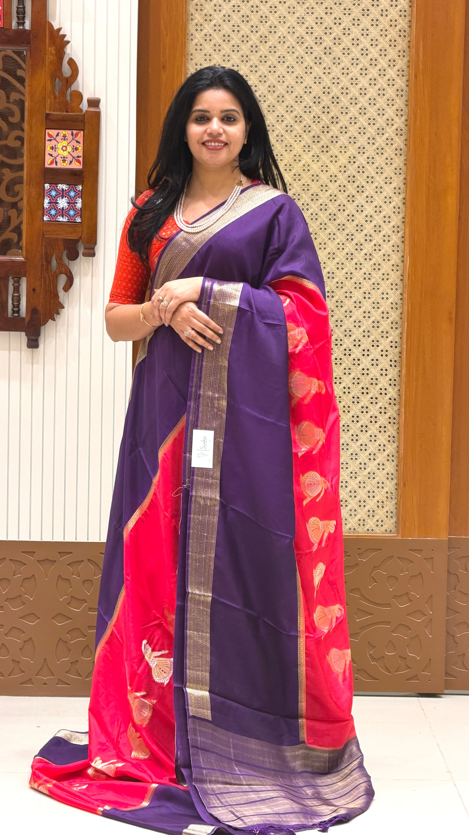 SUV4005-PINK WITH PURPLE