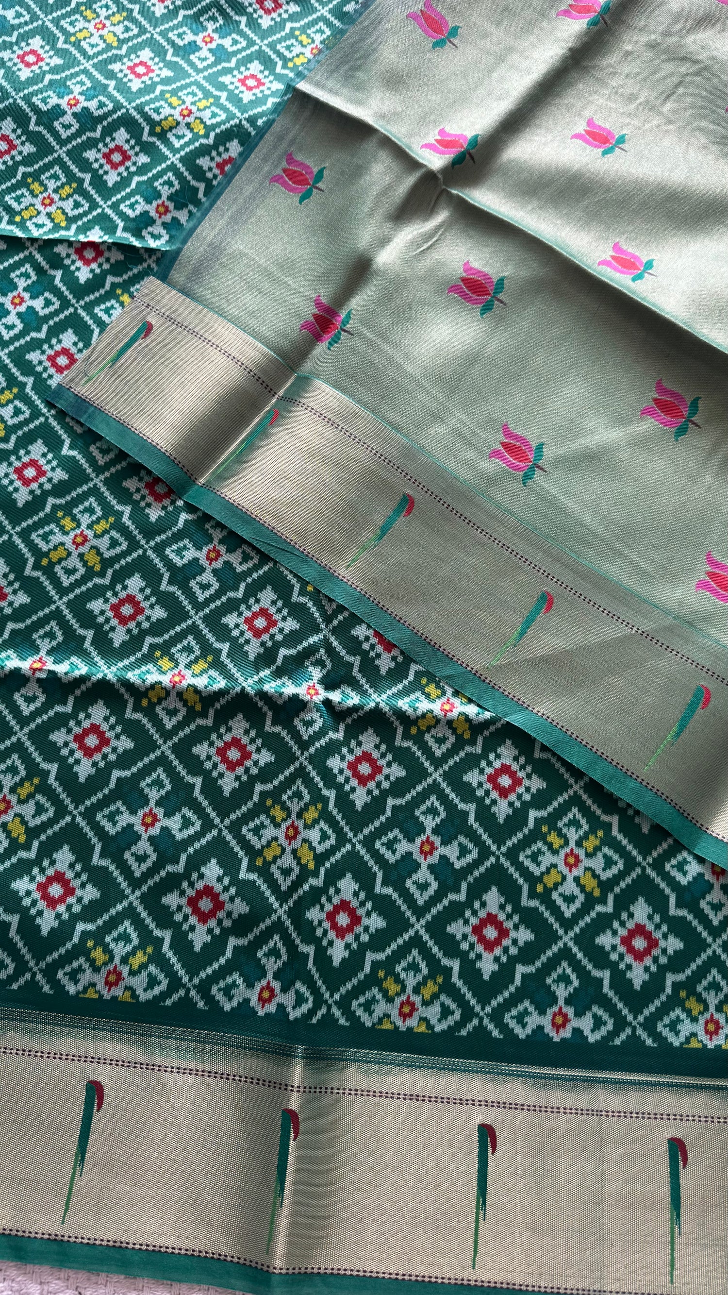 CRAPE SILK SUV5726-GREEN