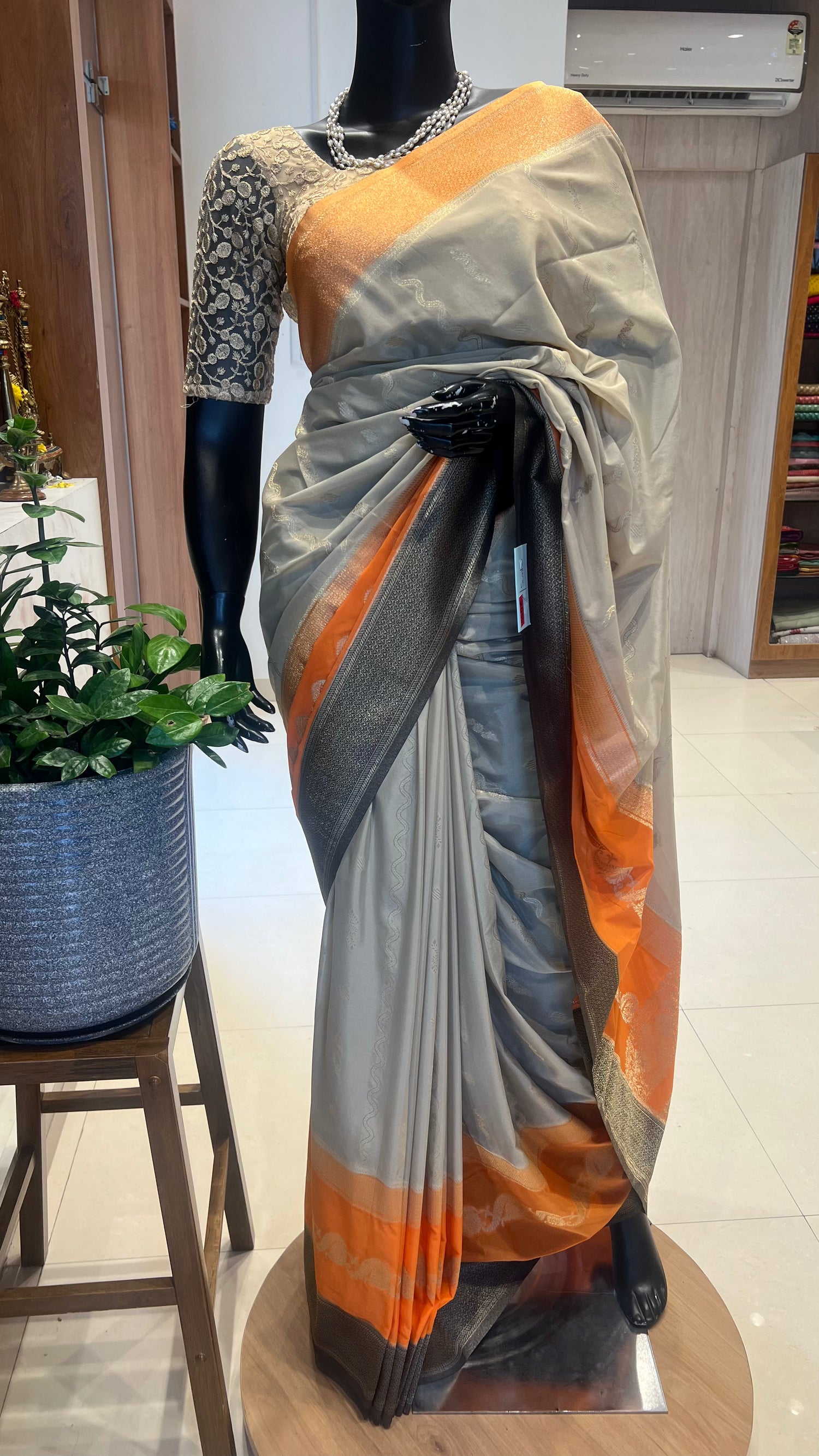 SUV2692-CHICKU WITH ORANGE