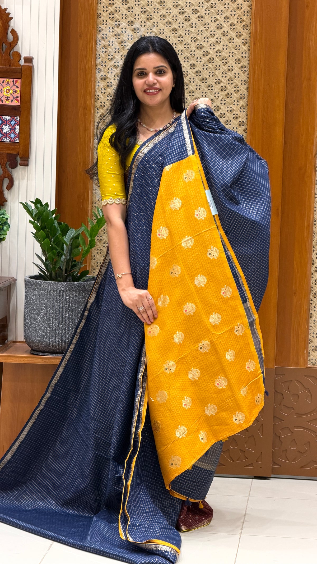 TUSSER SILK SUV5424-SAPHIREBLUE