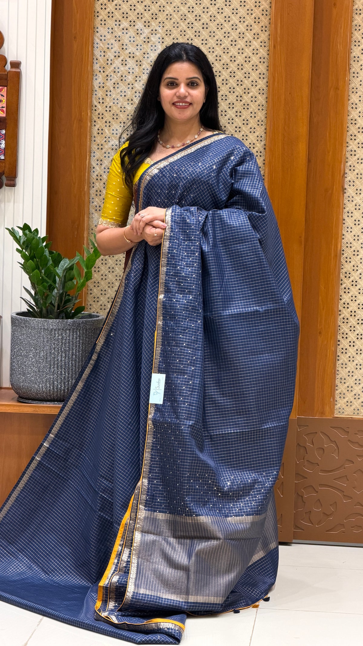 TUSSER SILK SUV5424-SAPHIREBLUE
