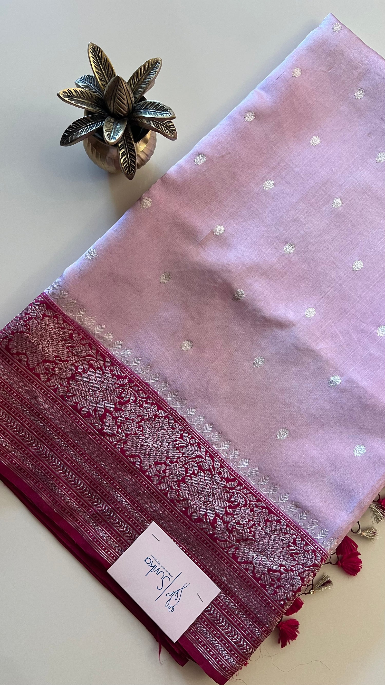 PURE BANARASI  SILK PSGM452-ONIONPINK