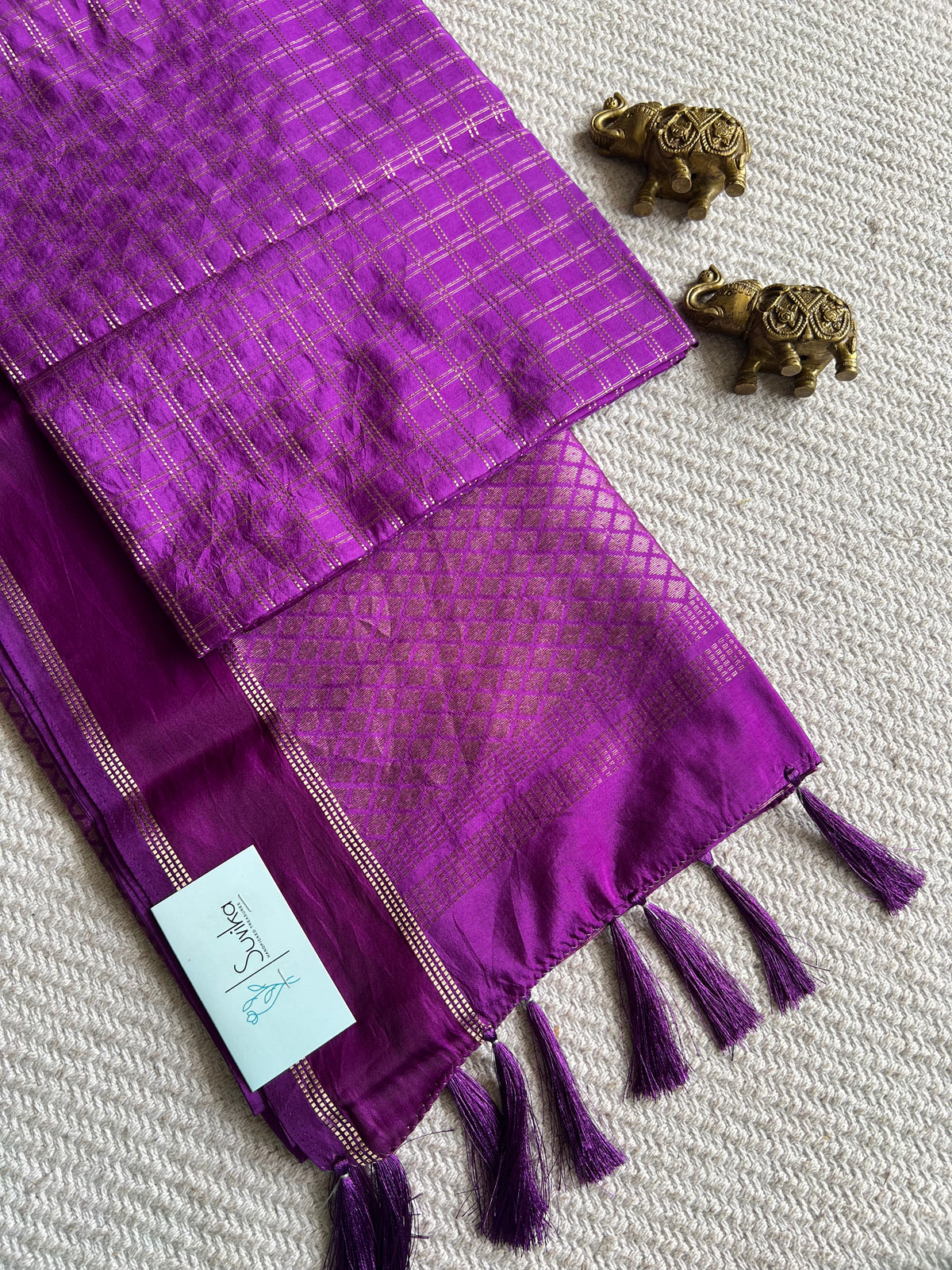 TUSSER SILK SUV5483-LAVENDER
