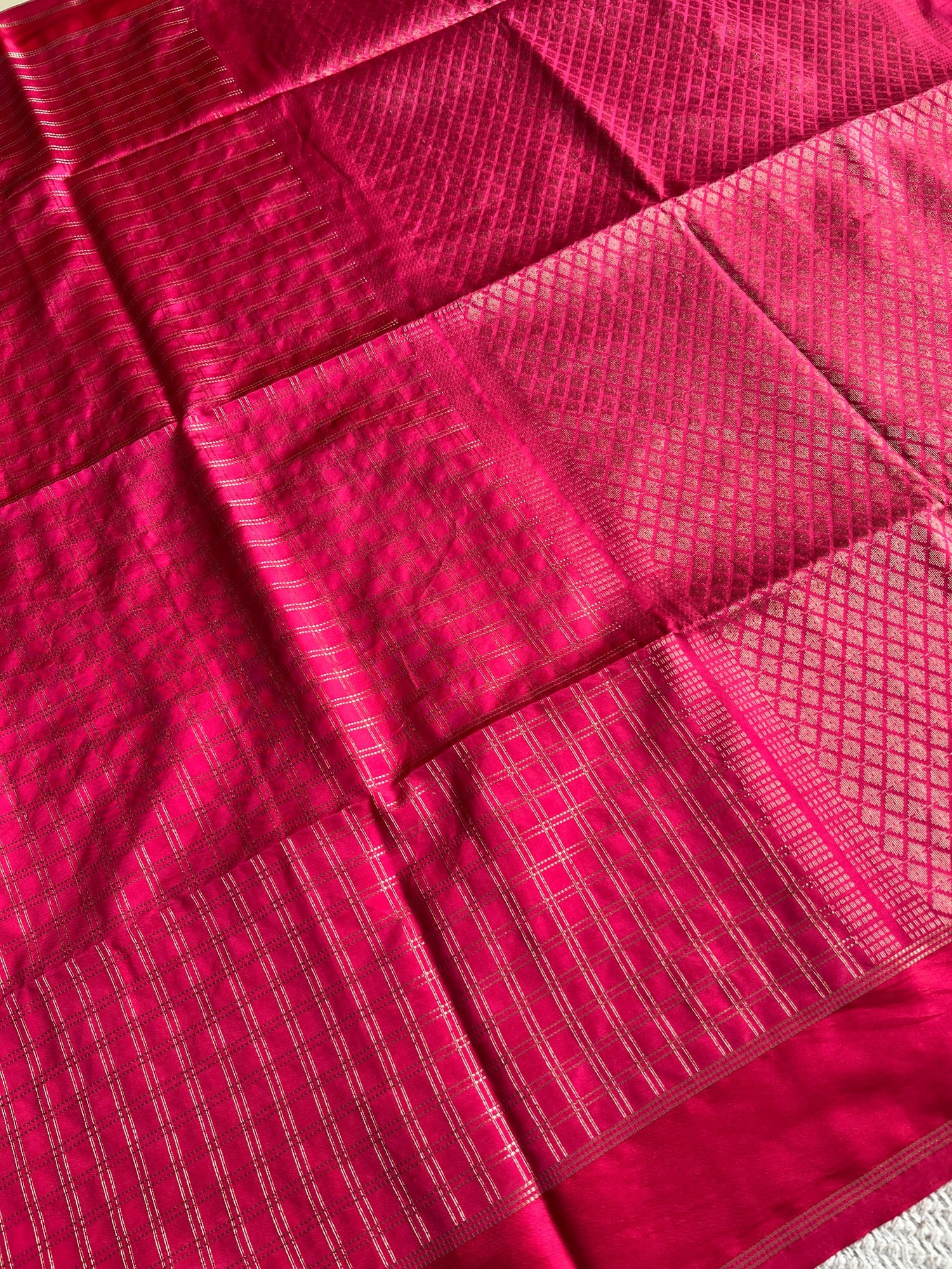 TUSSER SAREE SUV5483-PINK