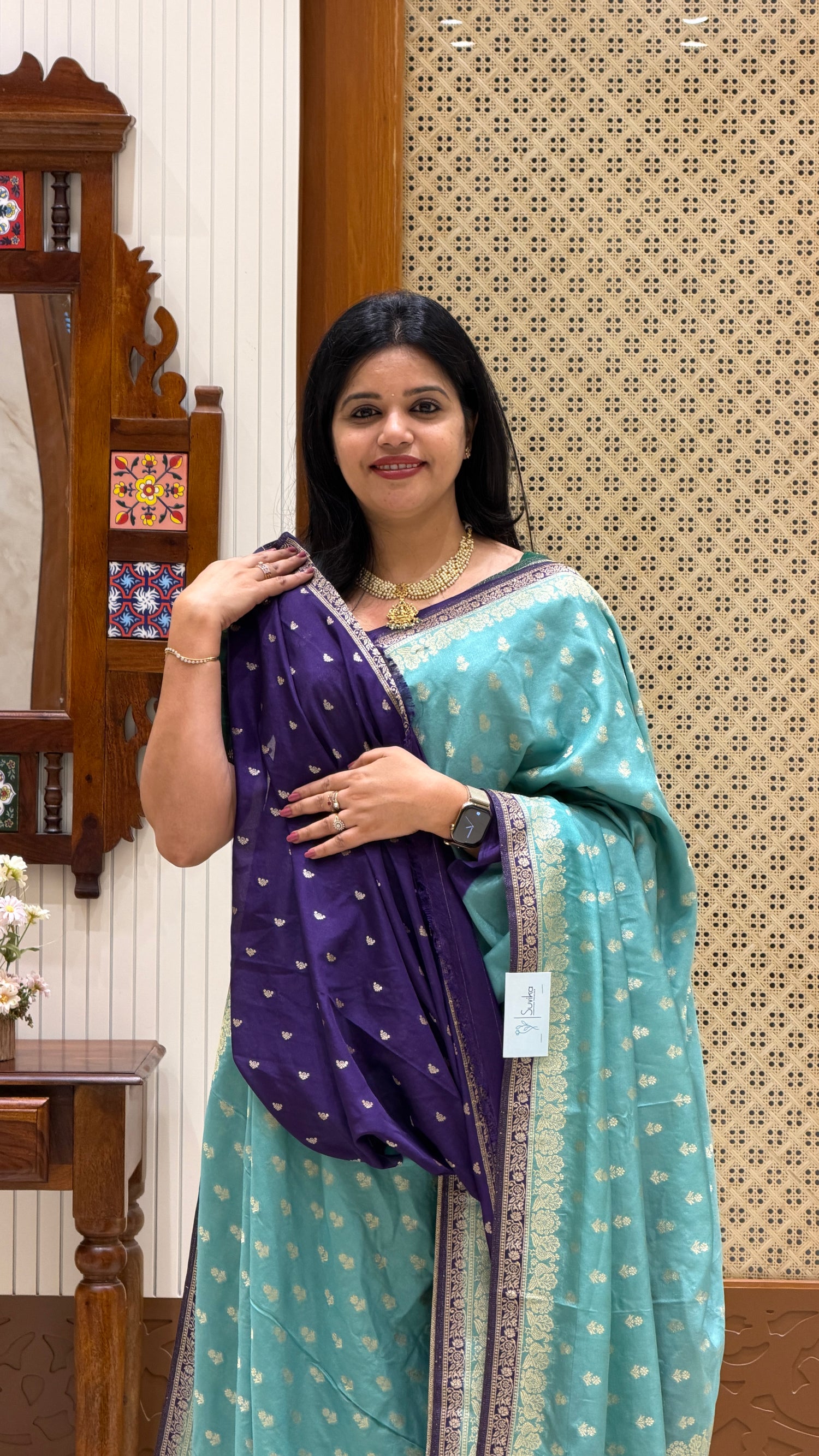 SUV4392-BABYBLUE WITH PURPLE