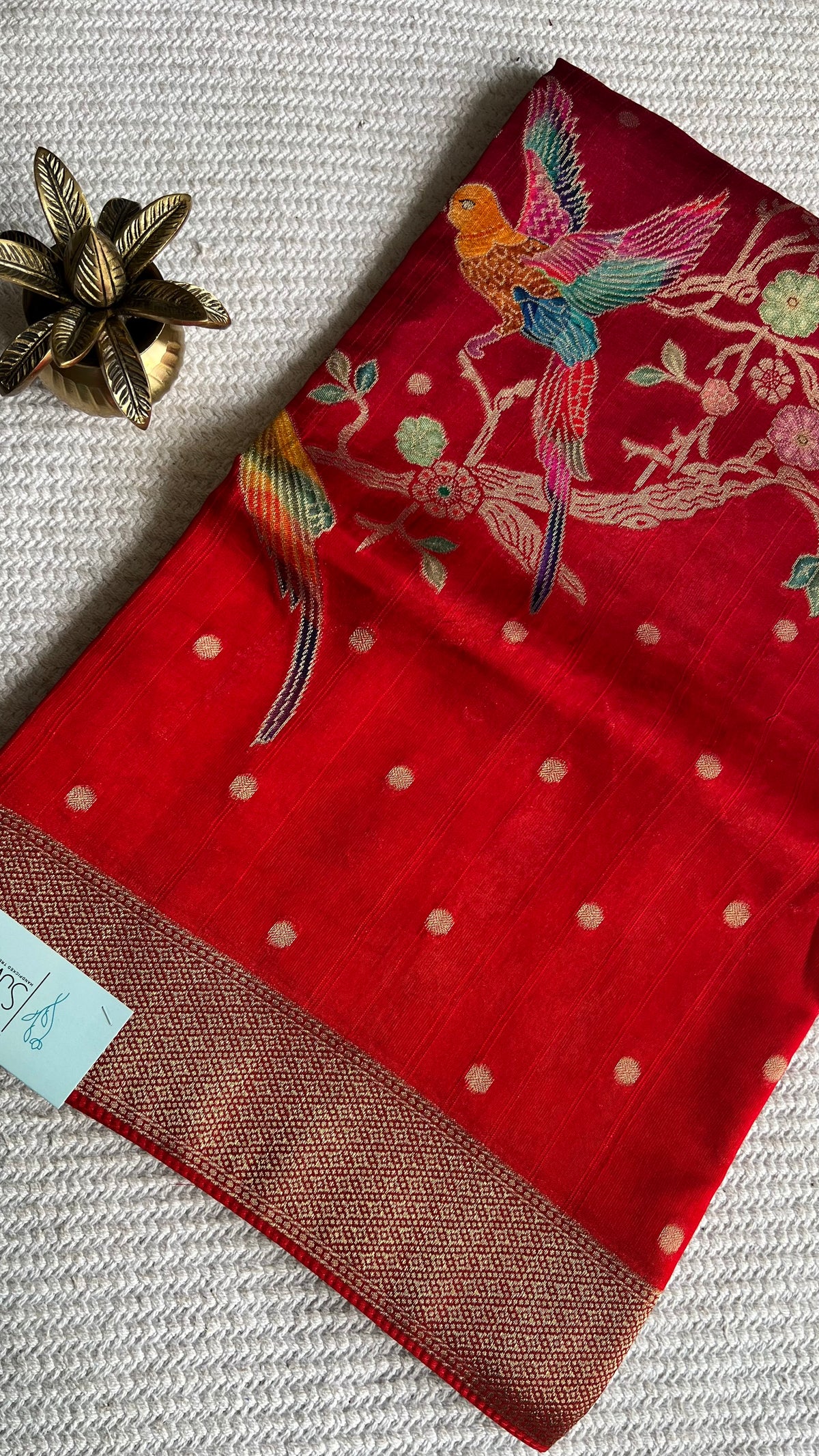 CRAPE SILK SUV5720-RED