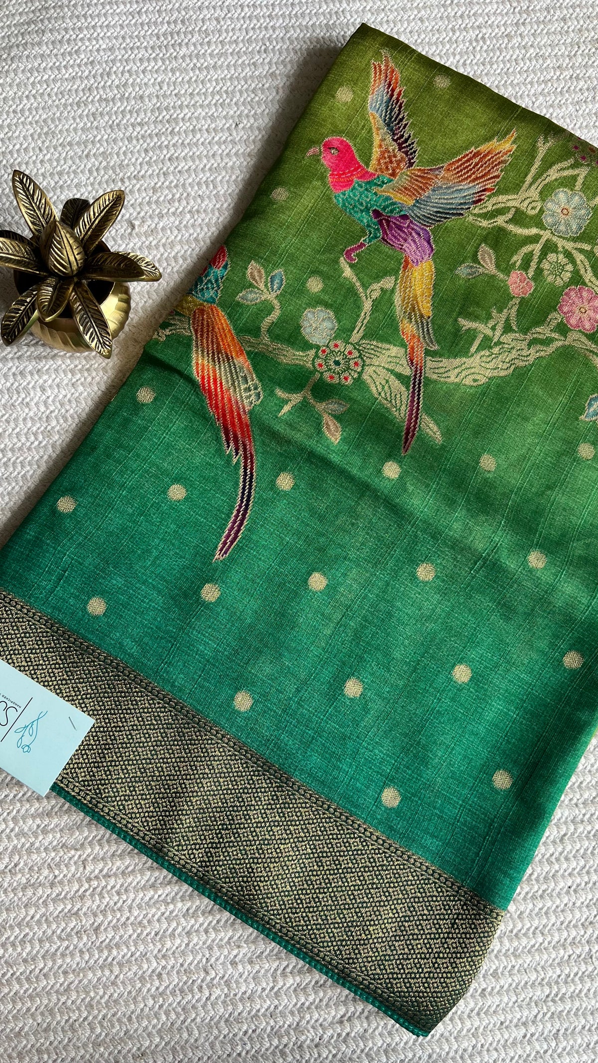 CRAPE SILK SUV5720-GREEN