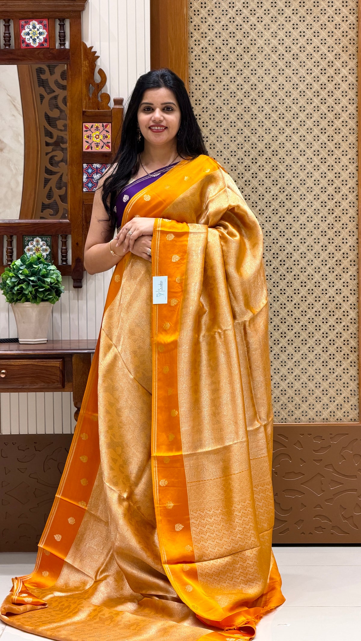 SUV5677-ORANGE TISSUE CREPE