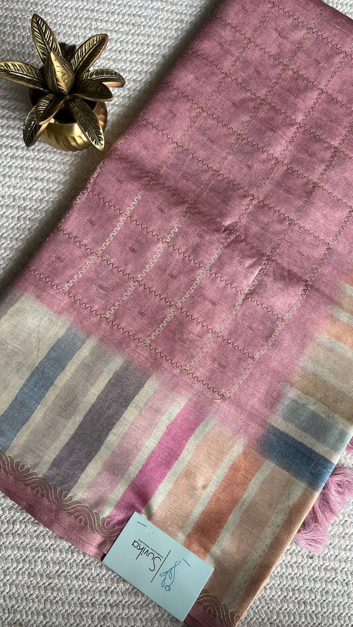 TUSSER SILK SUV5326-PINK