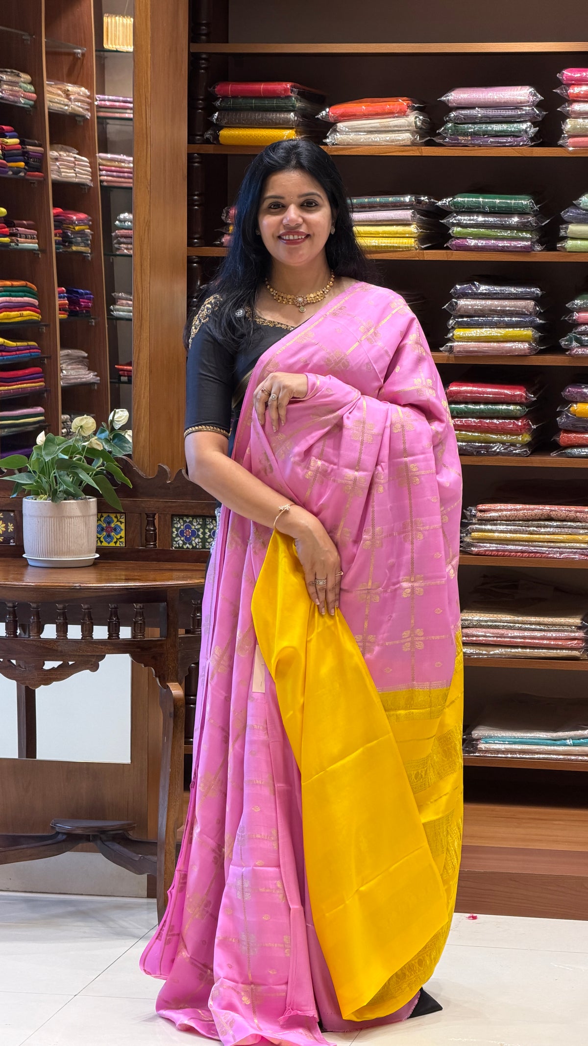 PURE MYSORE CREPE PSM548-BABYPINK
