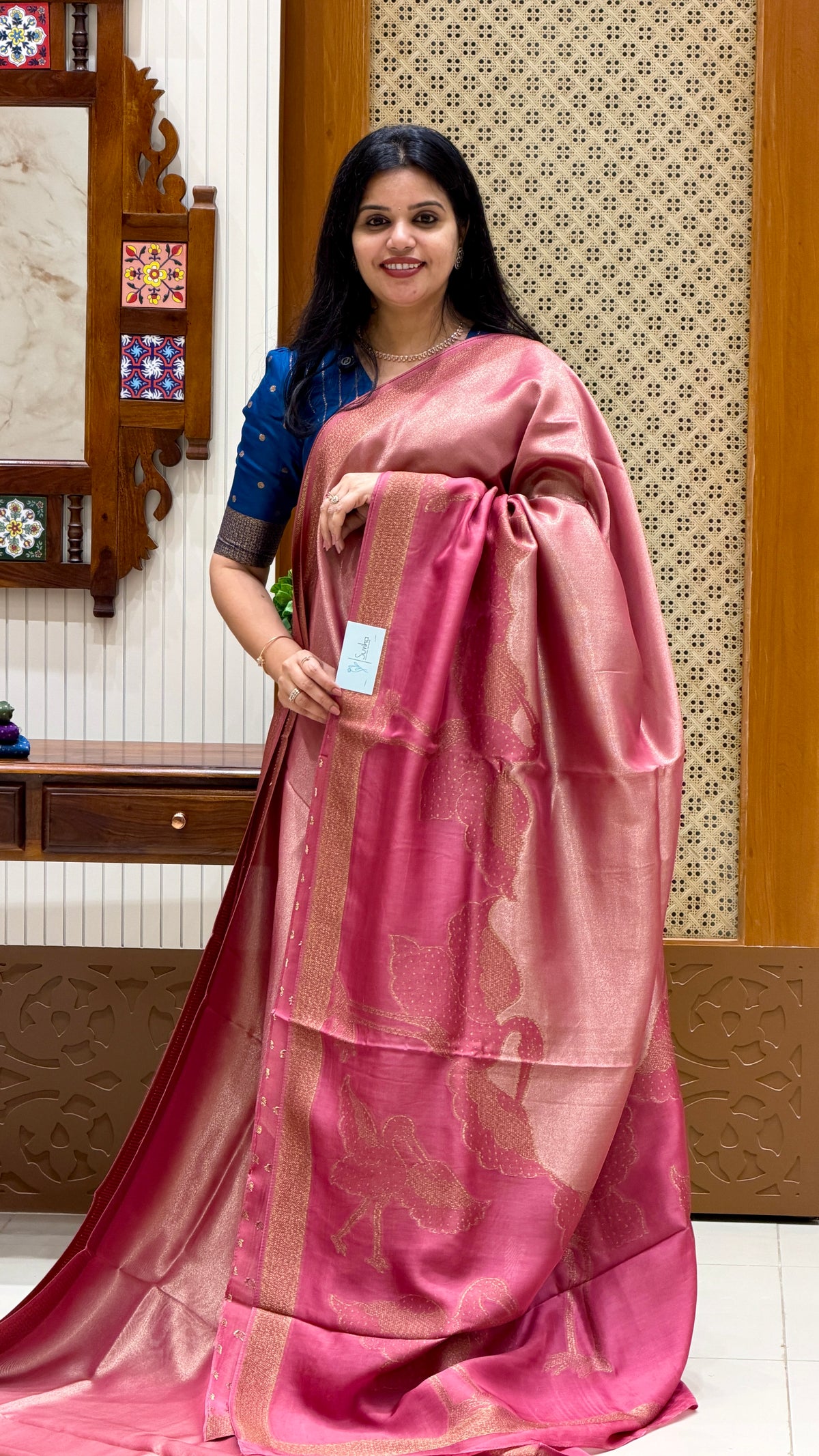 KOSA SILK SAREE SUV5392-ONIONPINK