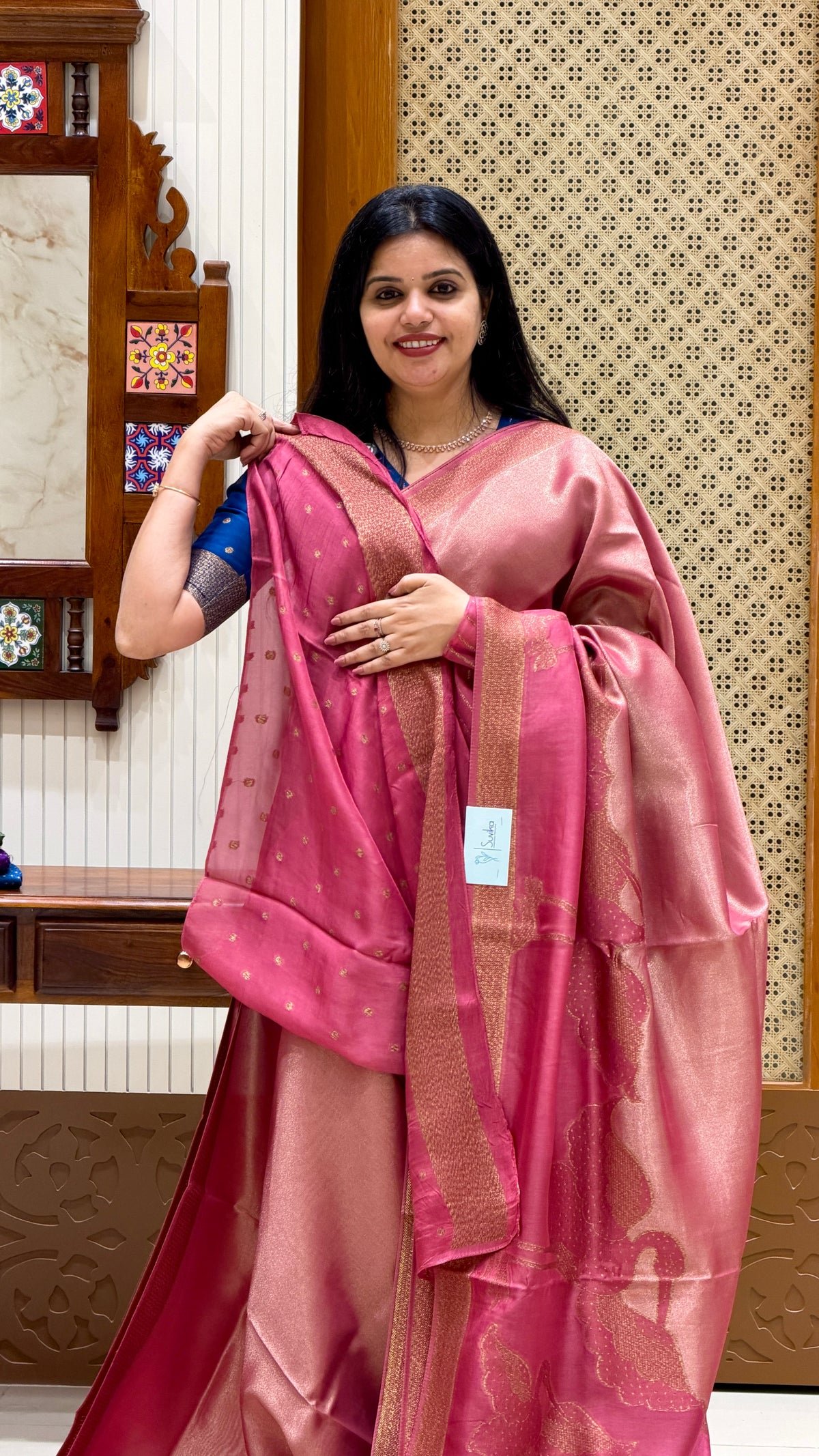 KOSA SILK SAREE SUV5392-ONIONPINK