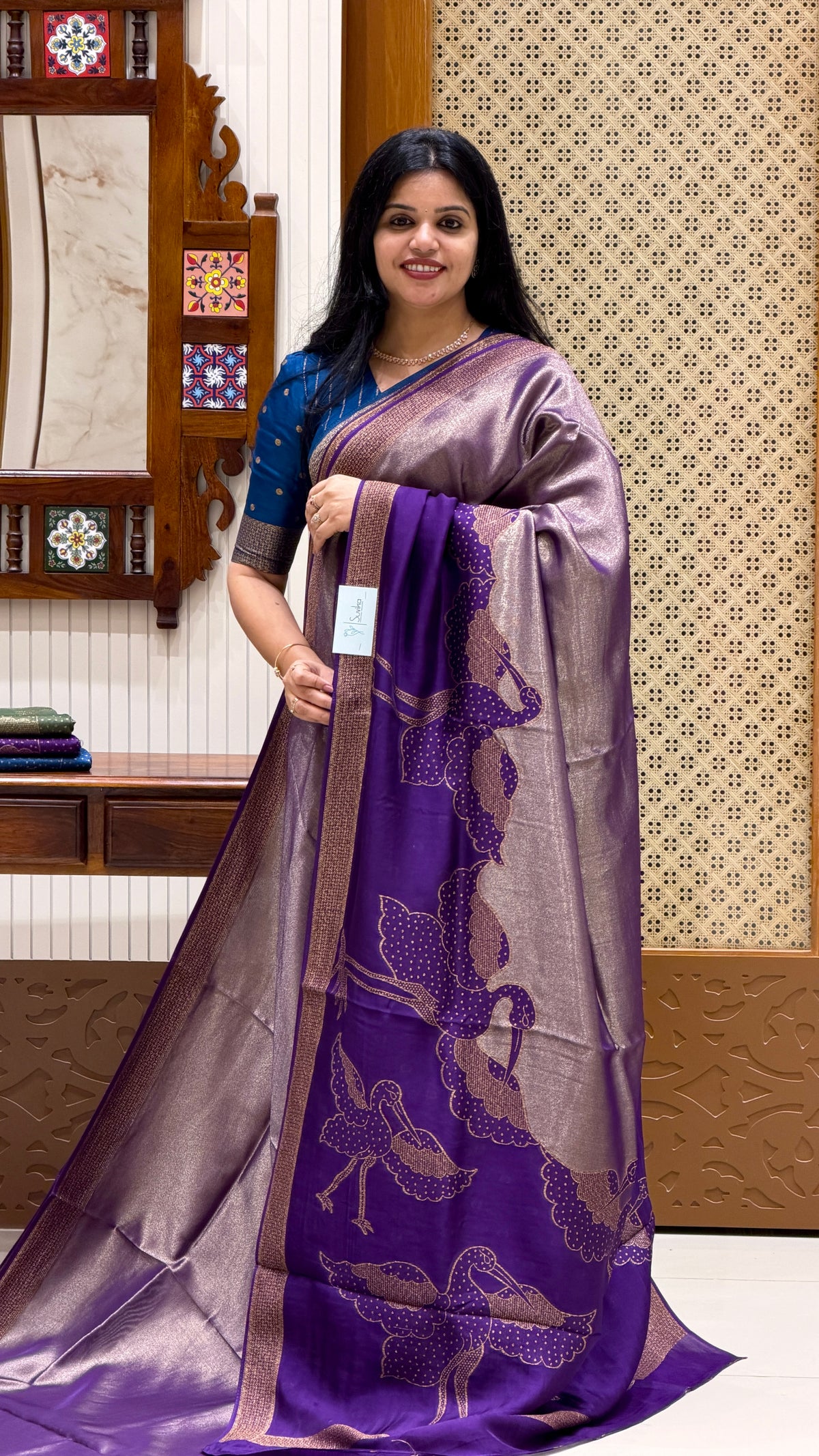 KOSA SILK SAREE SUV5392-PURPLE