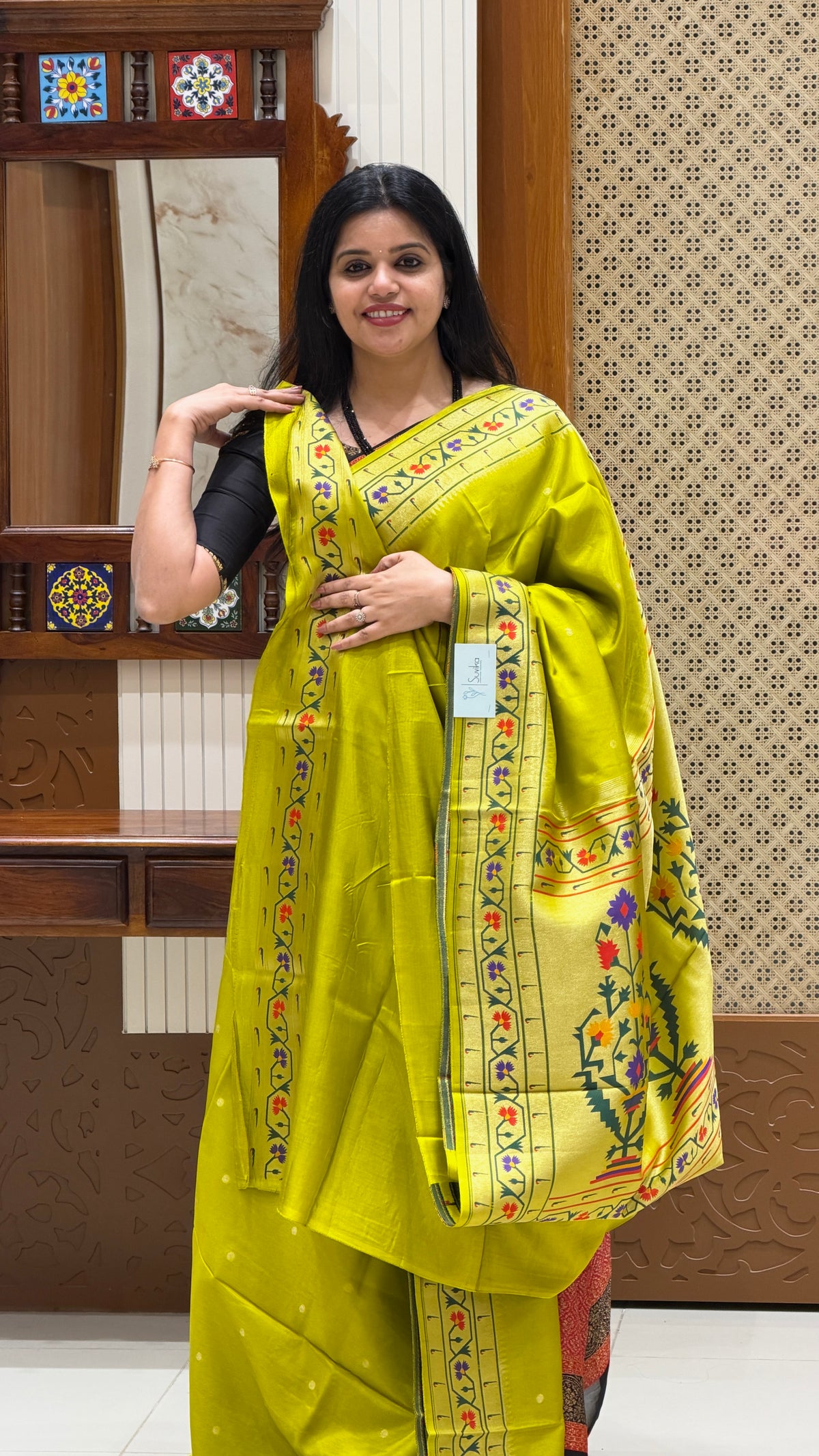 VISCOSE CREPE SILK SAREE SUV5874-MINTGREEN