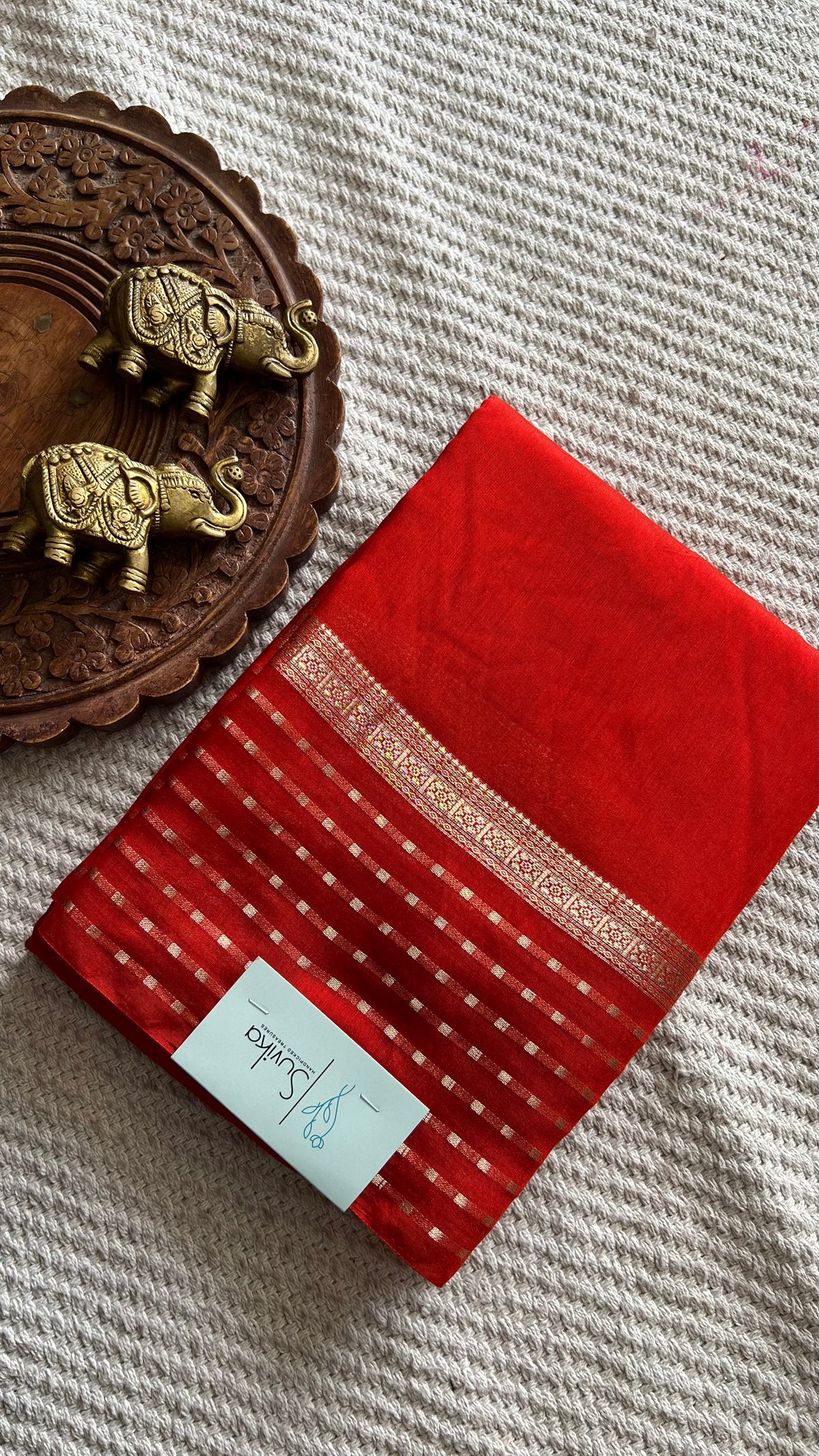 MUNGA CREPE SILK SUV5843-RUST