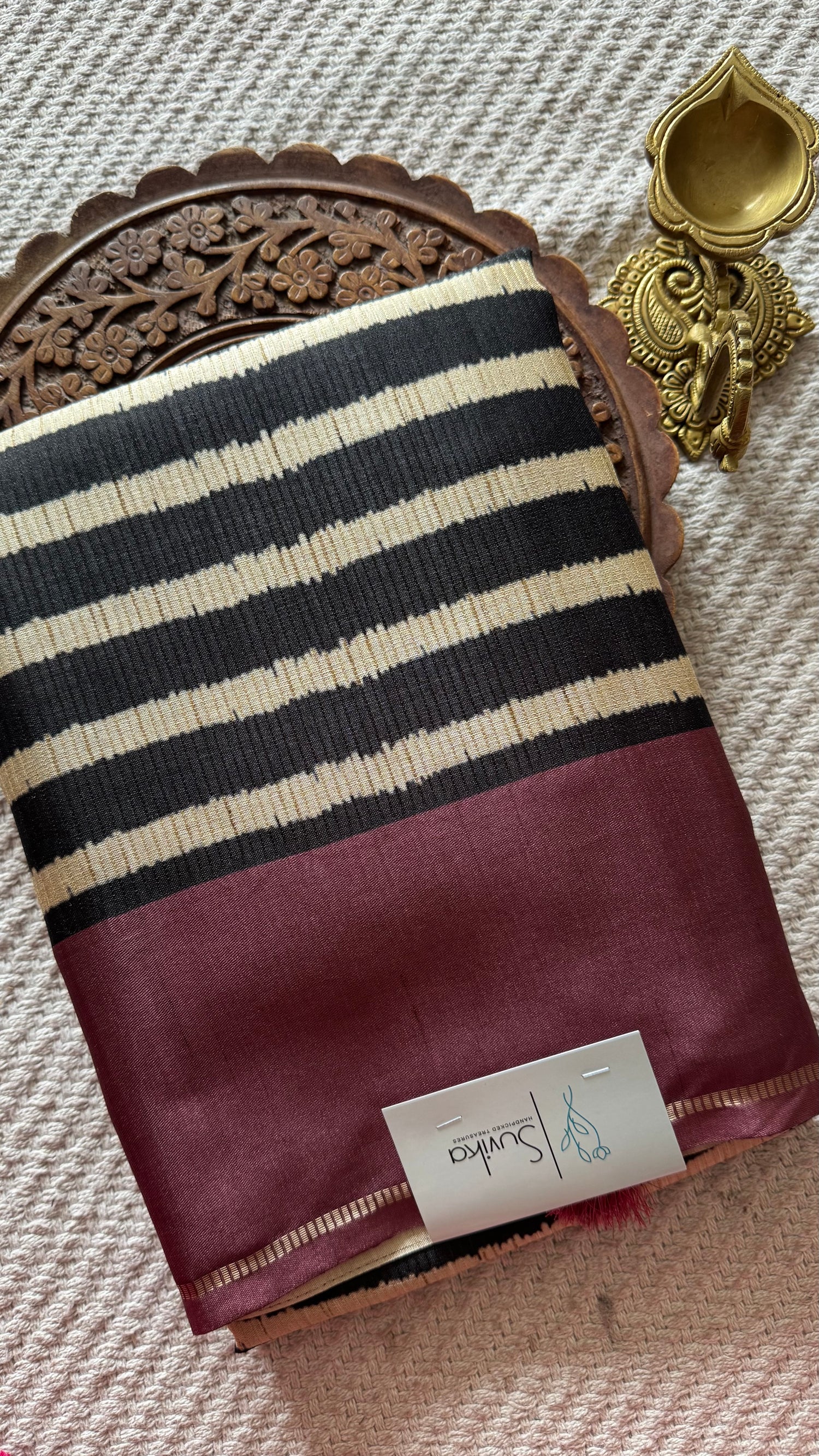 TUSSER SAREE SUV5634-ONIONPINK