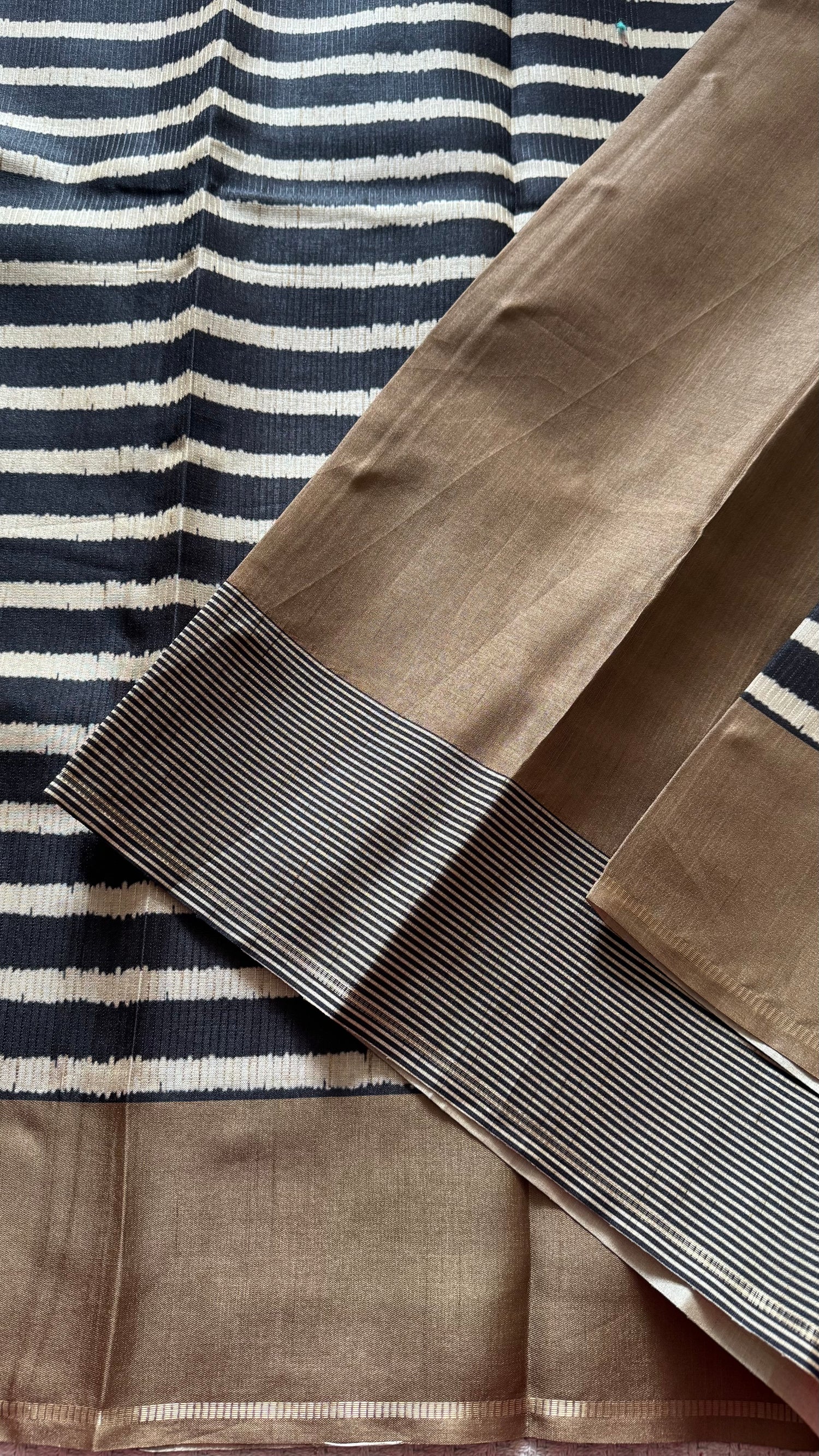 TUSSER SAREE SUV5634-METHI