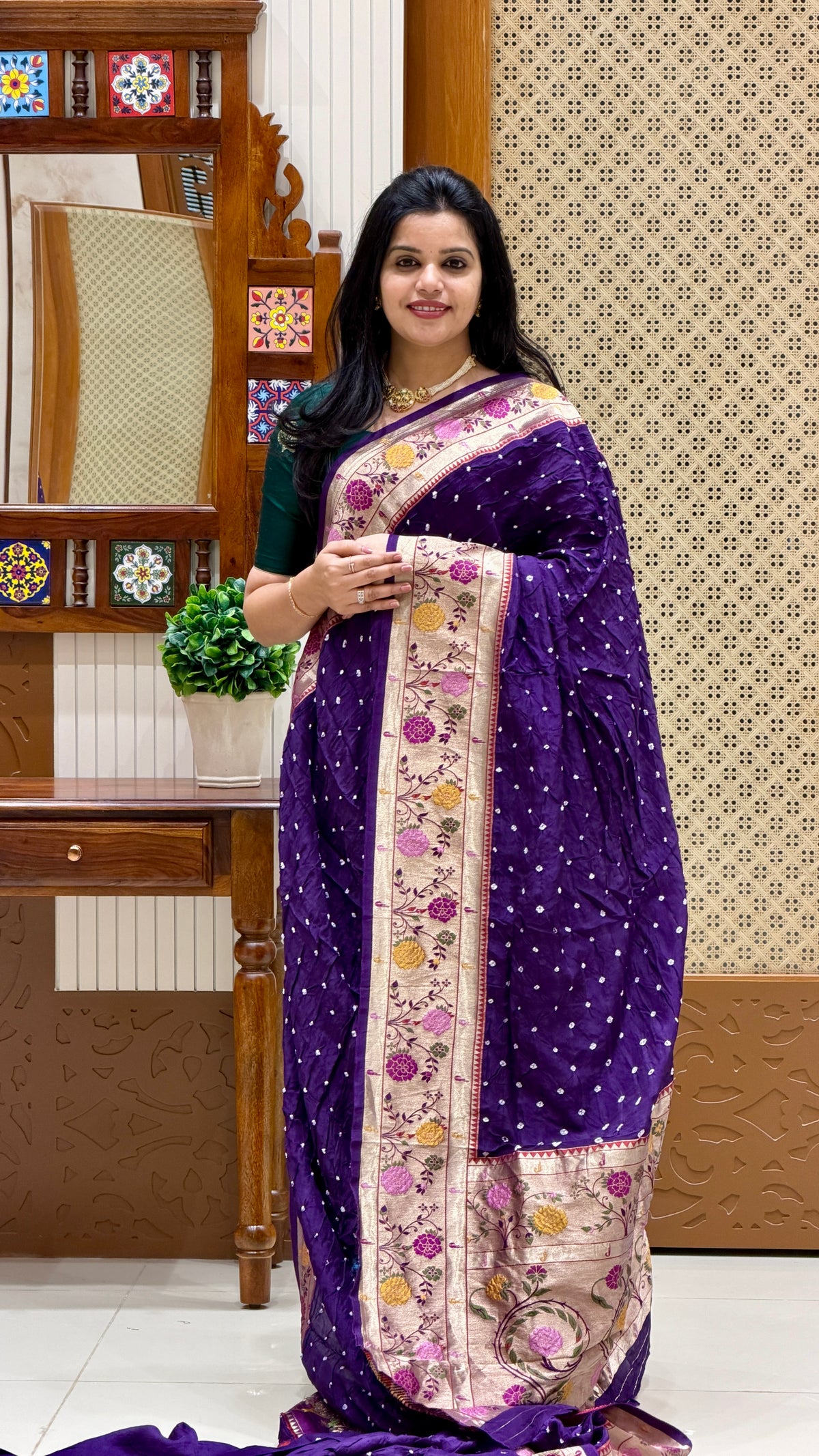 VISCOSE CRAPE SUV5709-PURPLE