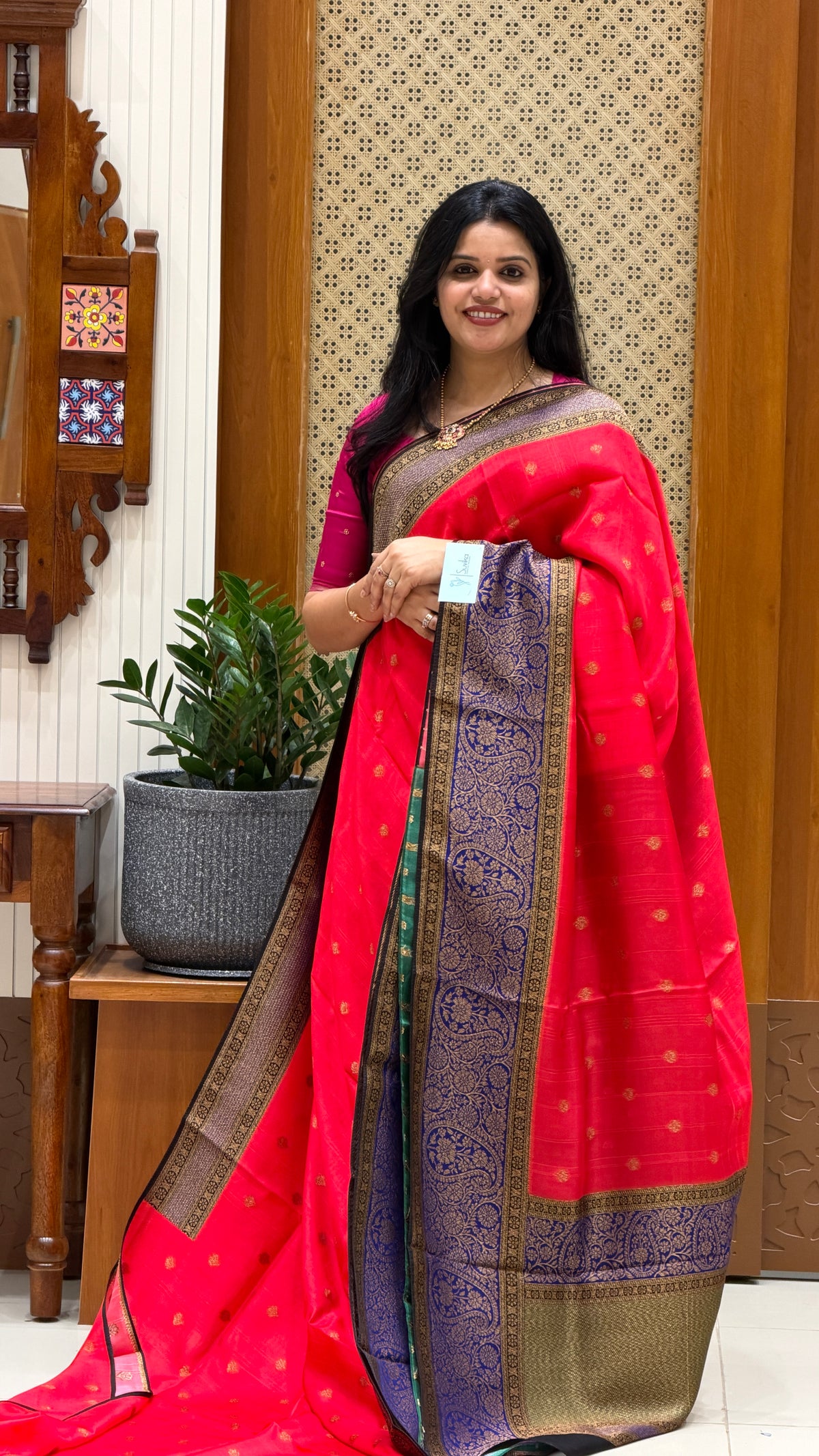 BANARASI DUPION SILK SUV5725-PINK
