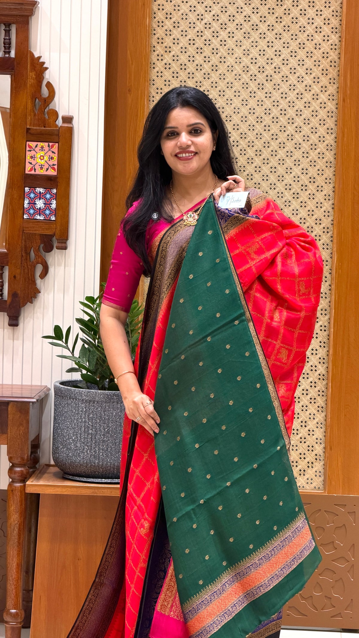 BANARASI DUPION SILK SUV5722-PINK