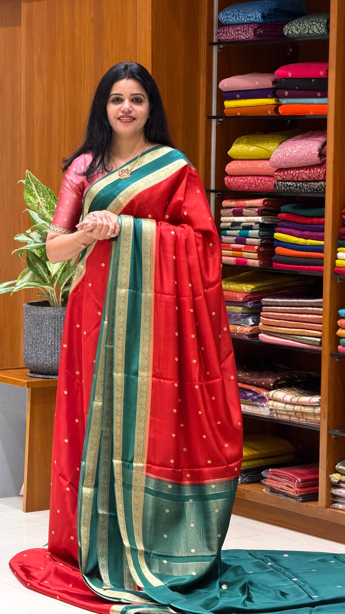 MYSORE CREPE 01 SUV5789-RED