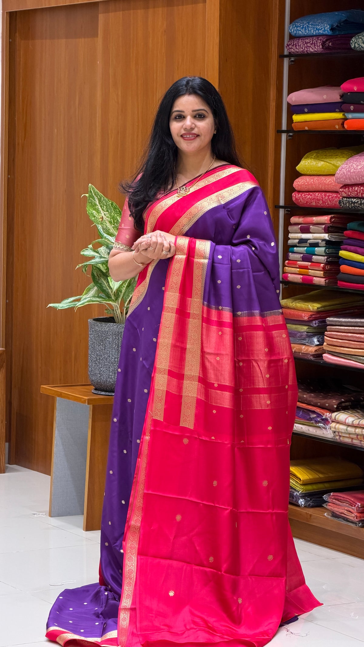 MYSORE CREPE 01 SUV5789-PURPLE WITH PINK
