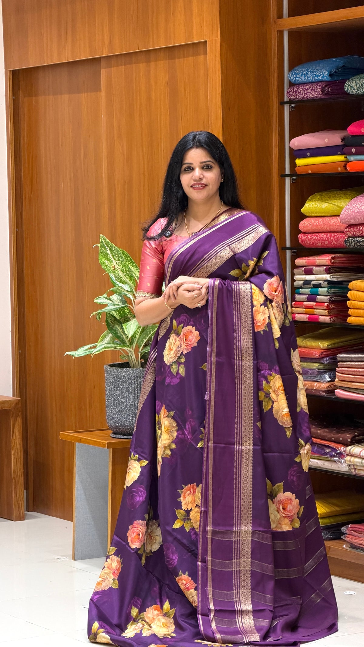 CREPE SILK SUV5396-PURPLE