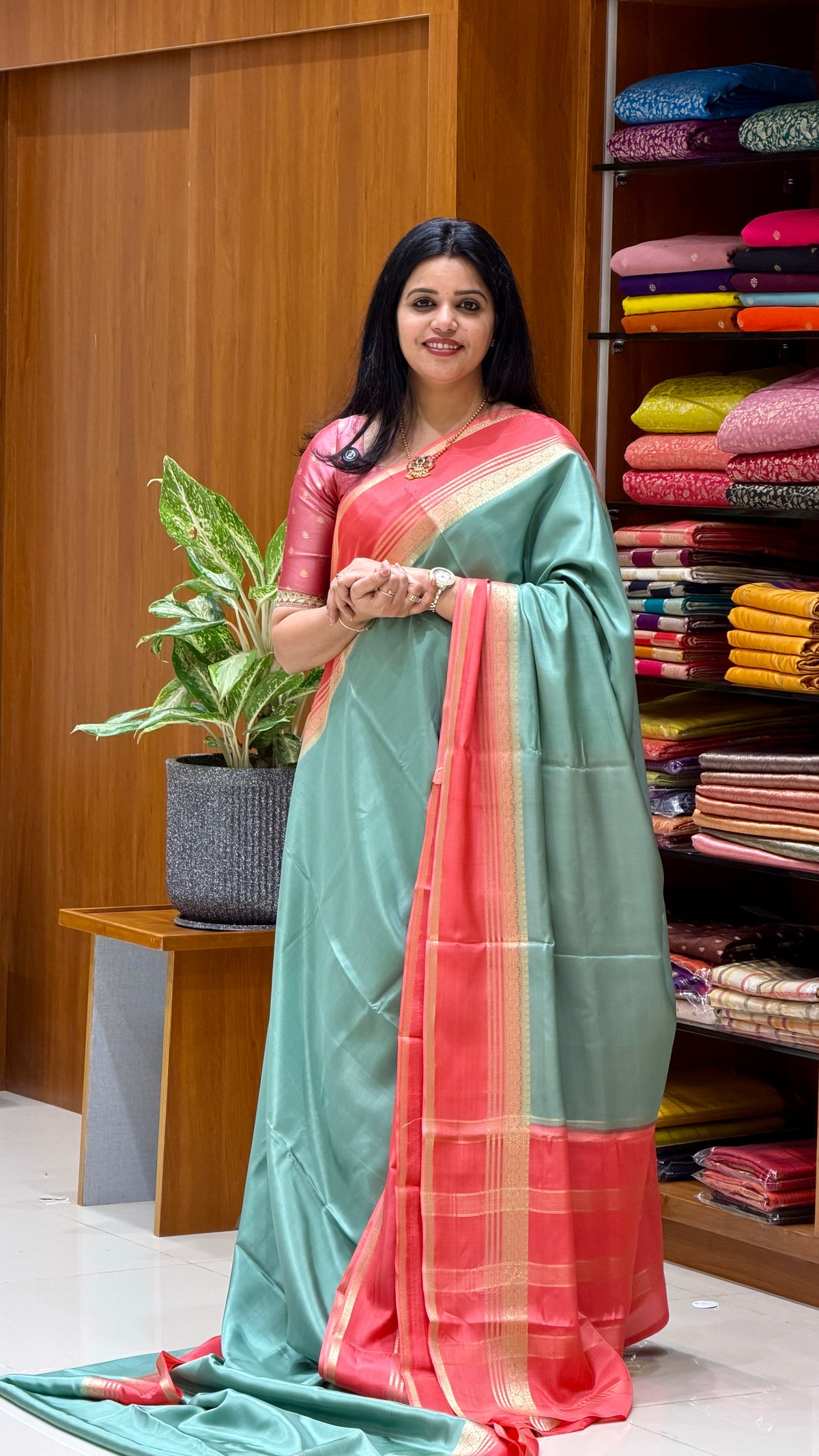 MYSORE CREPE 01 SUV5792-SAGEGREEN
