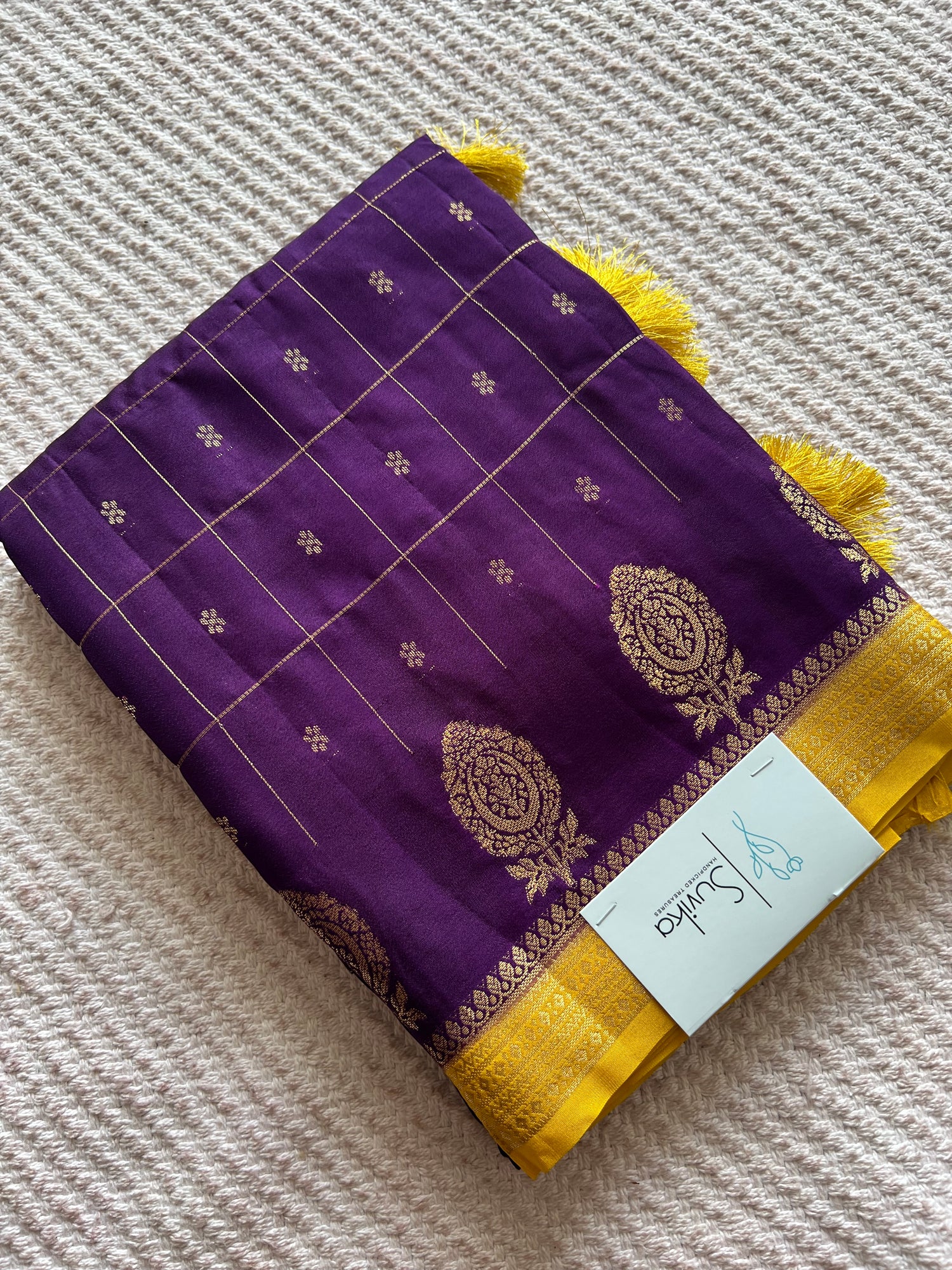 SUV3670-PURPLE WITH YELLOW