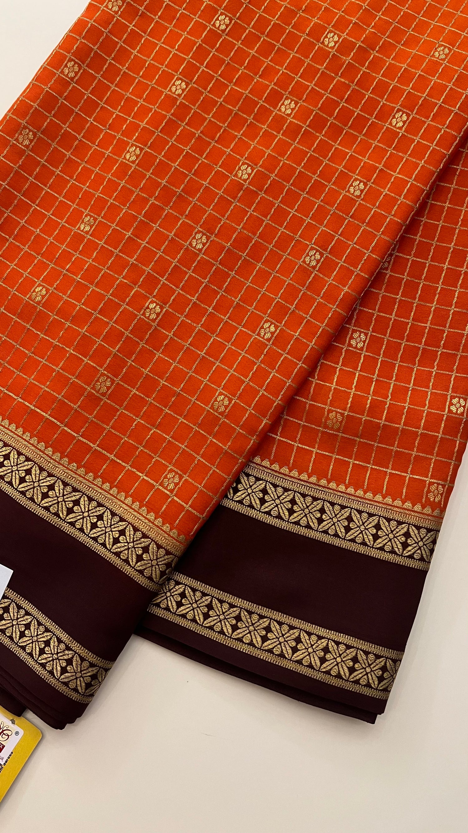 PSUV178 ORANGE WITH COFFEE BROWN