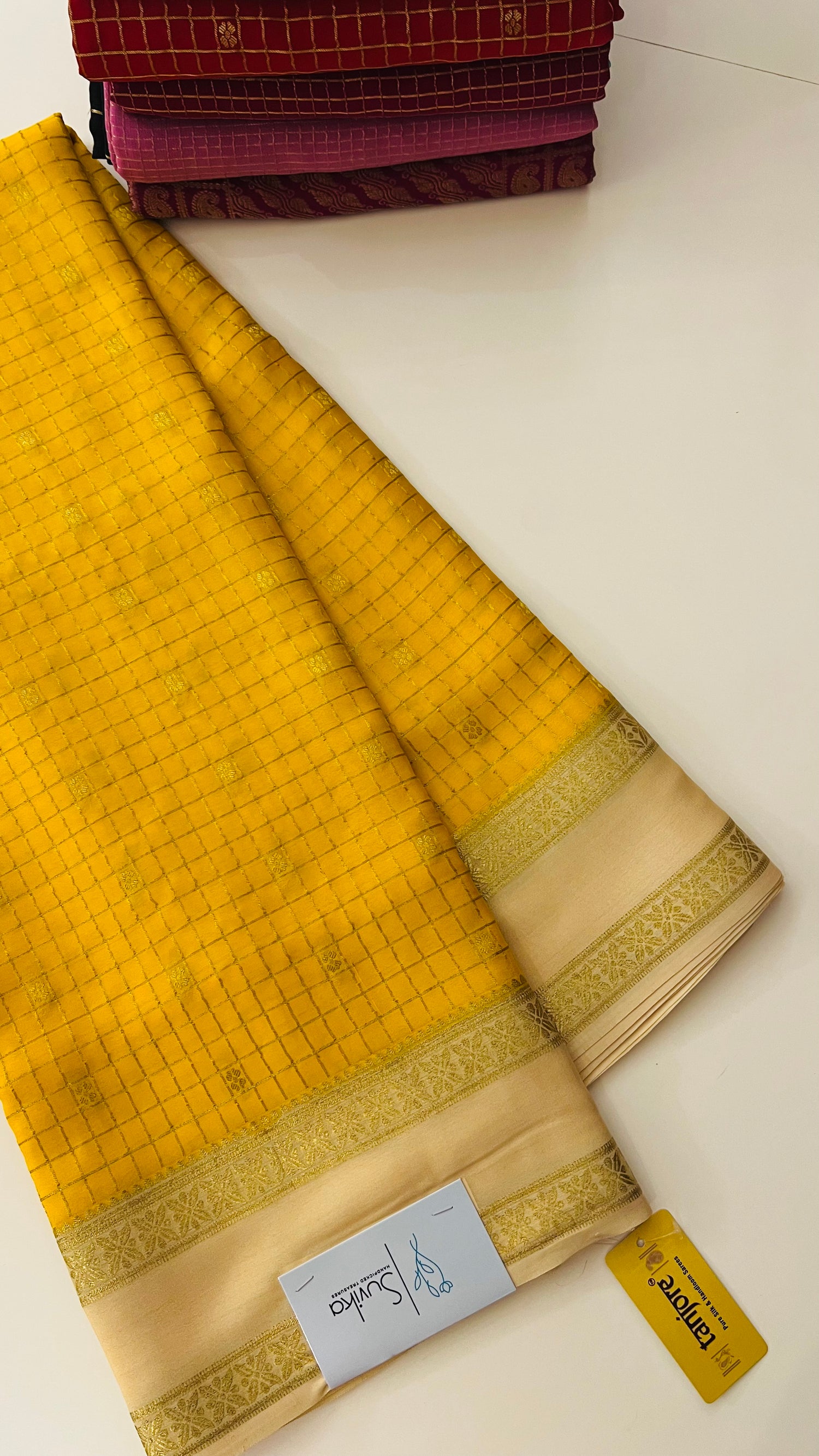PSUV178 YELLOW WITH OFFWHITE