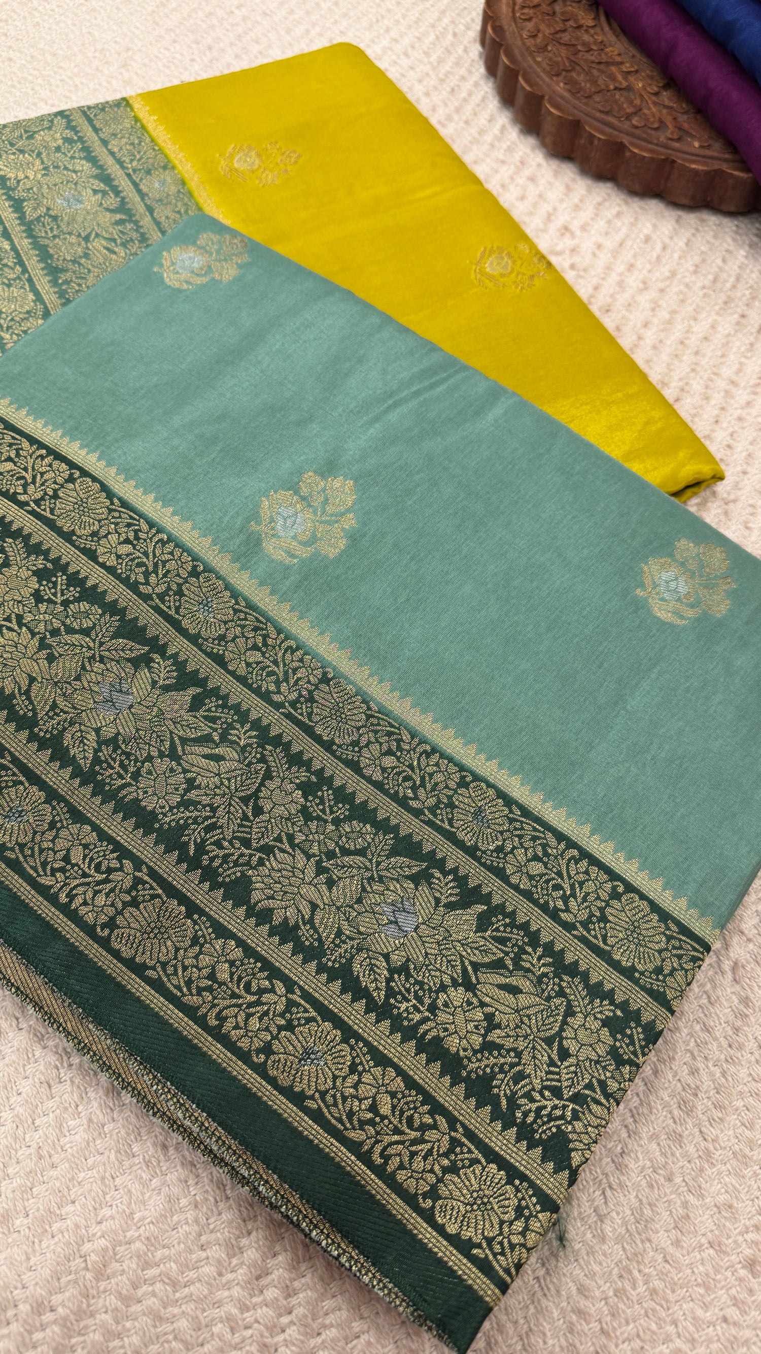 SUV3791-SEAGREEN WITH BOTTLEGREEN