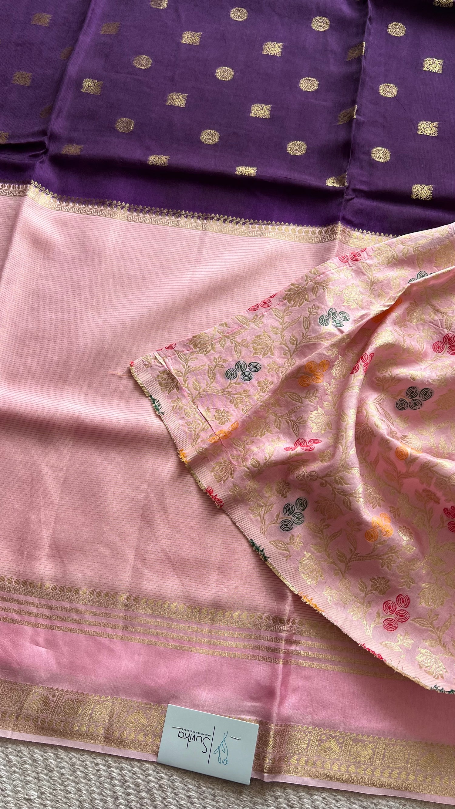 SUV3621- PURPLE WITH BABYPINK