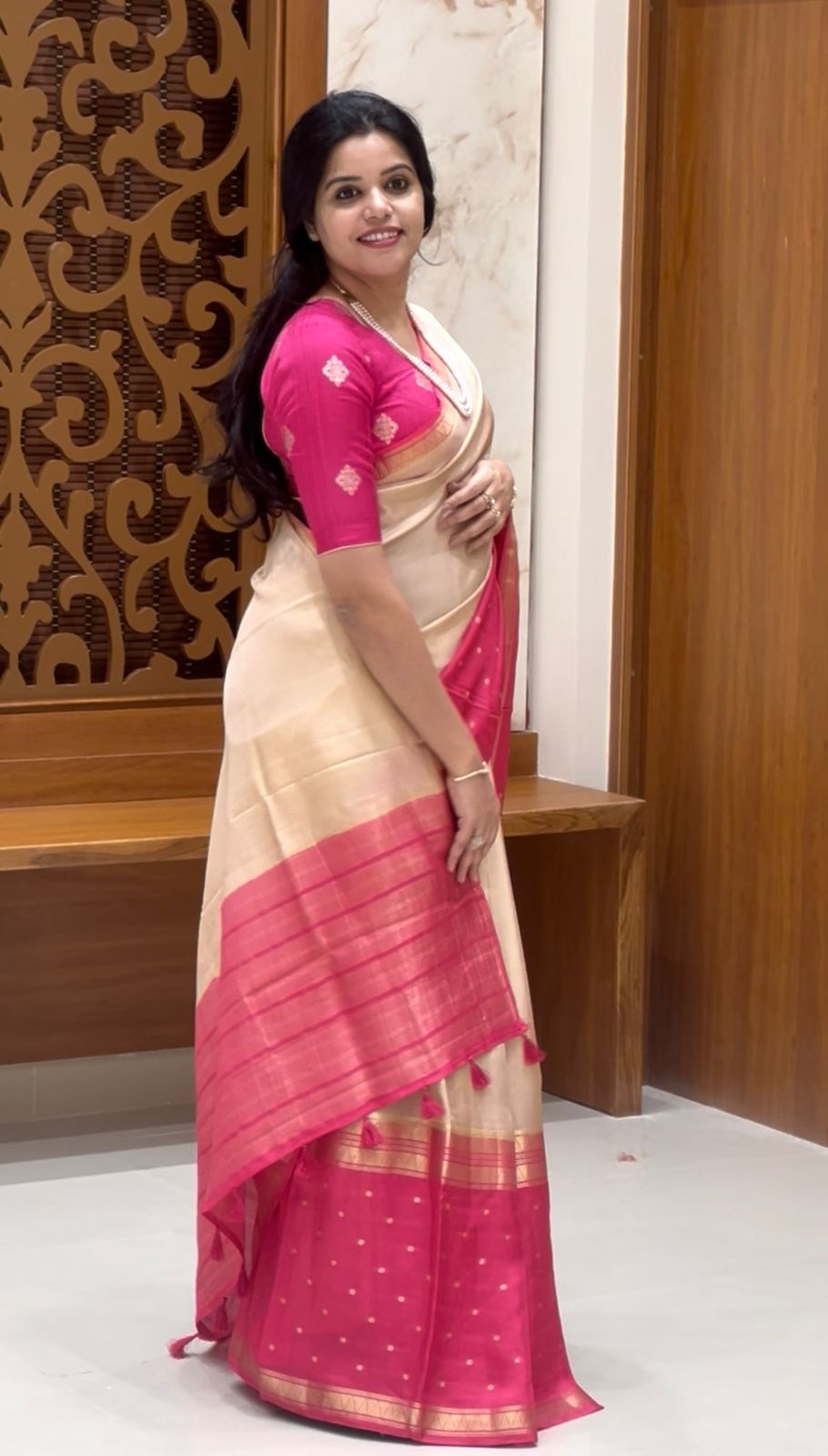 SUV3660-CHICKU WITH PINK