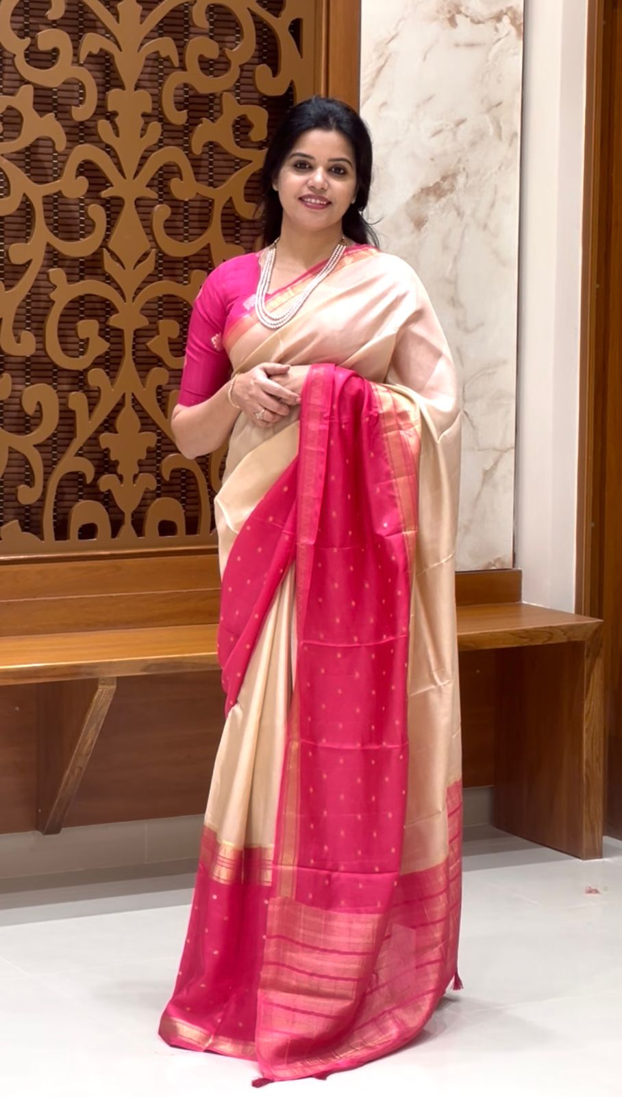 SUV3660-CHICKU WITH PINK