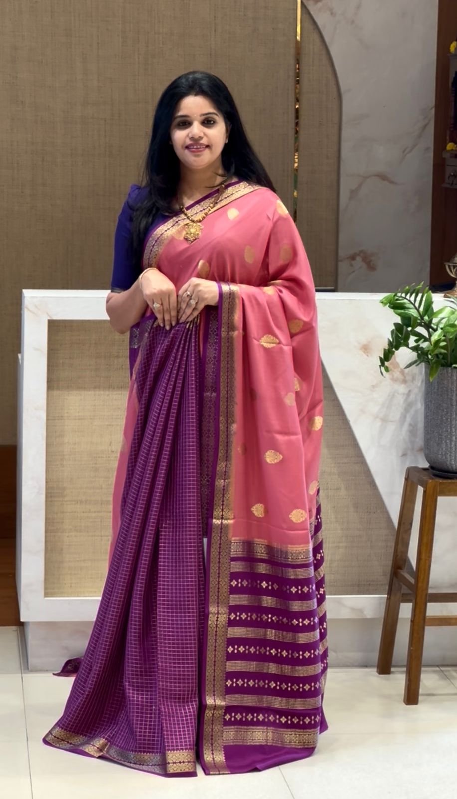 PSUV191-PEACH WITH MAGENTA