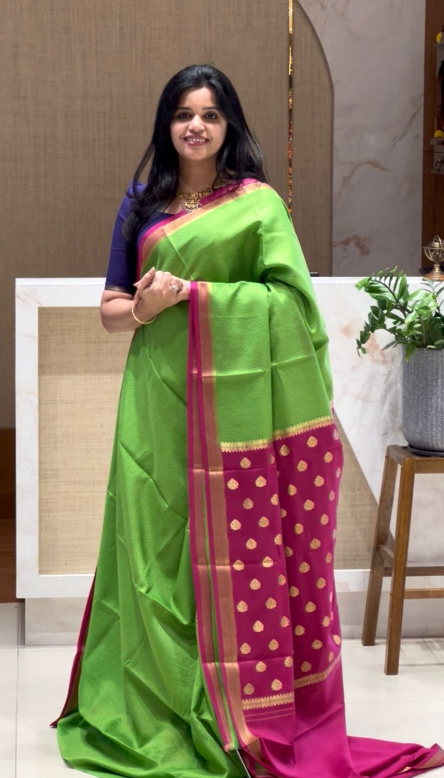 PSUV207-PARROTGREEN WITH PINK