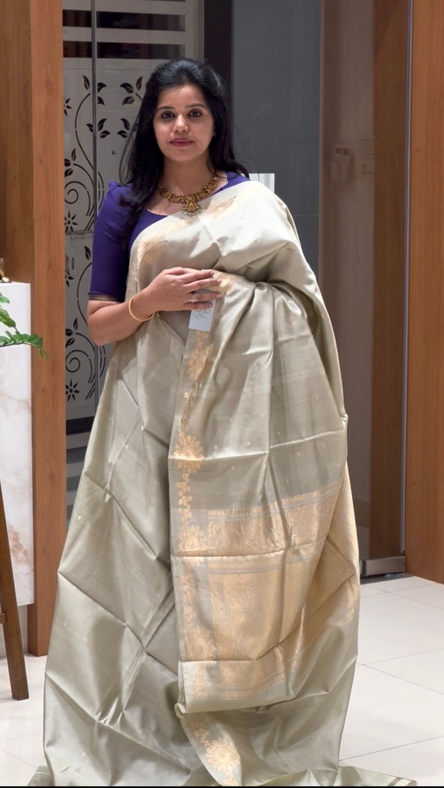 PSUV153-OFFWHITE PURE MANGO SILK