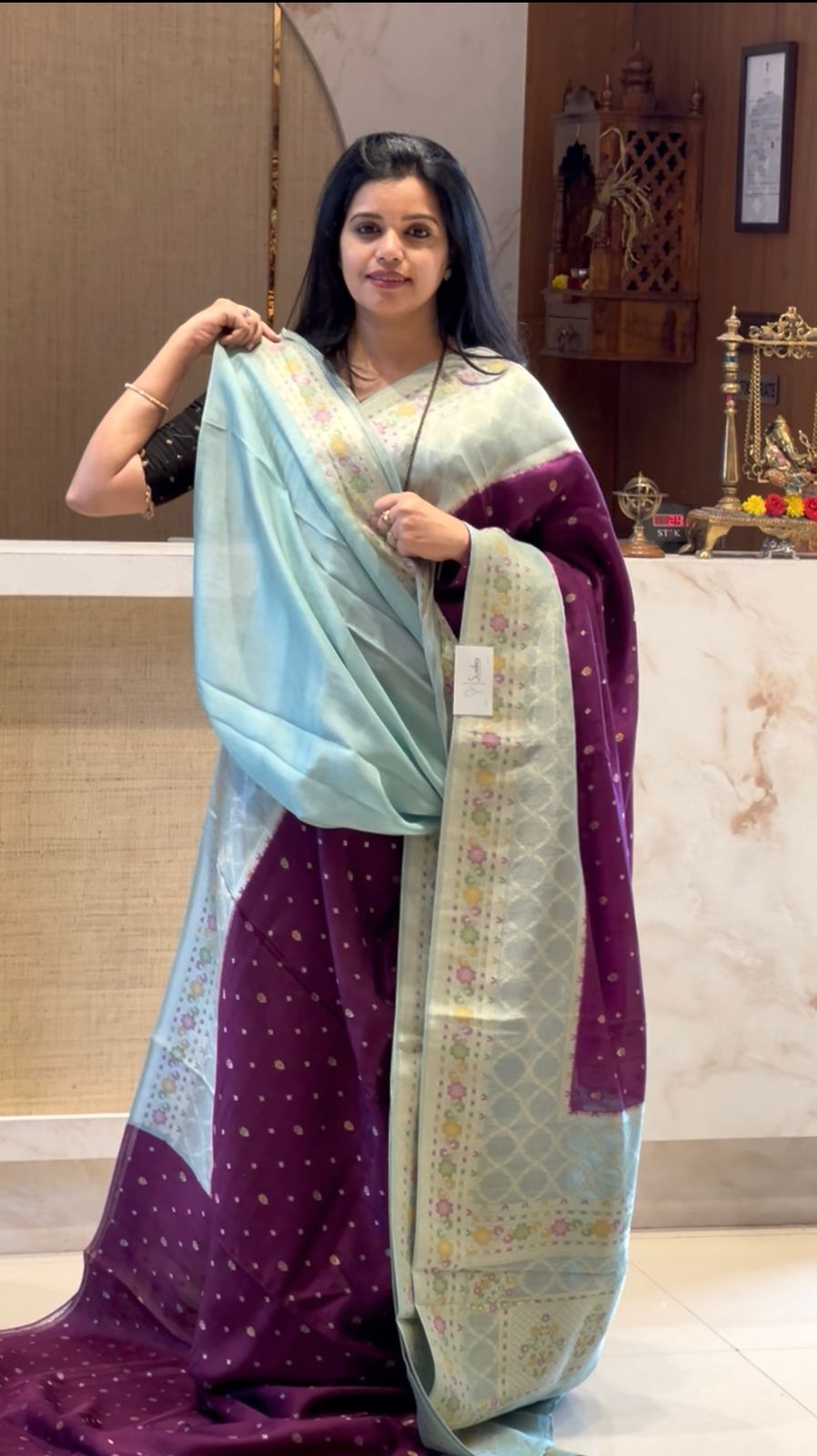 SUV3657-PURPLE WITH SEAGREEN