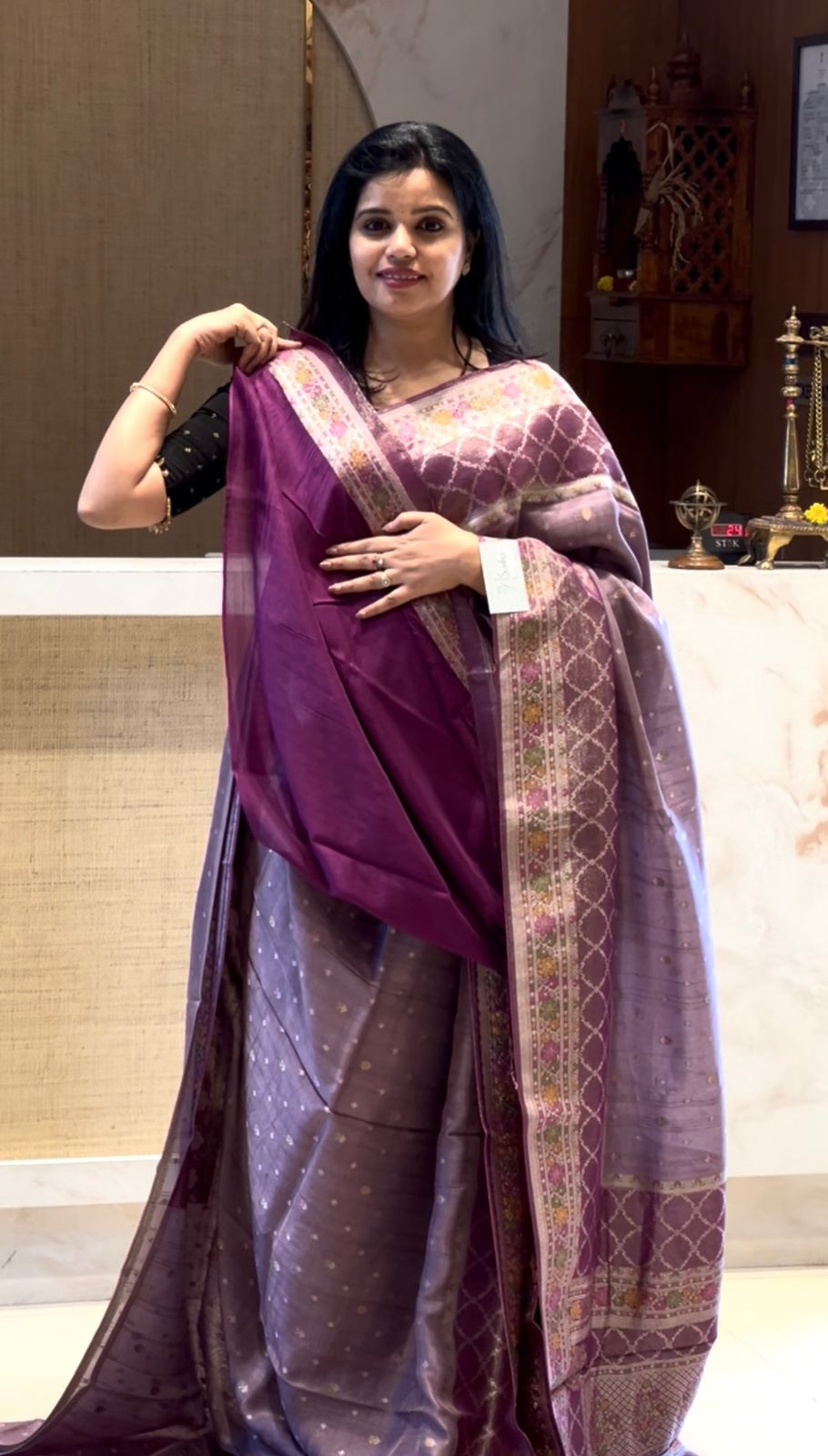 SUV3657- LAVENDER WITH MAGENTA