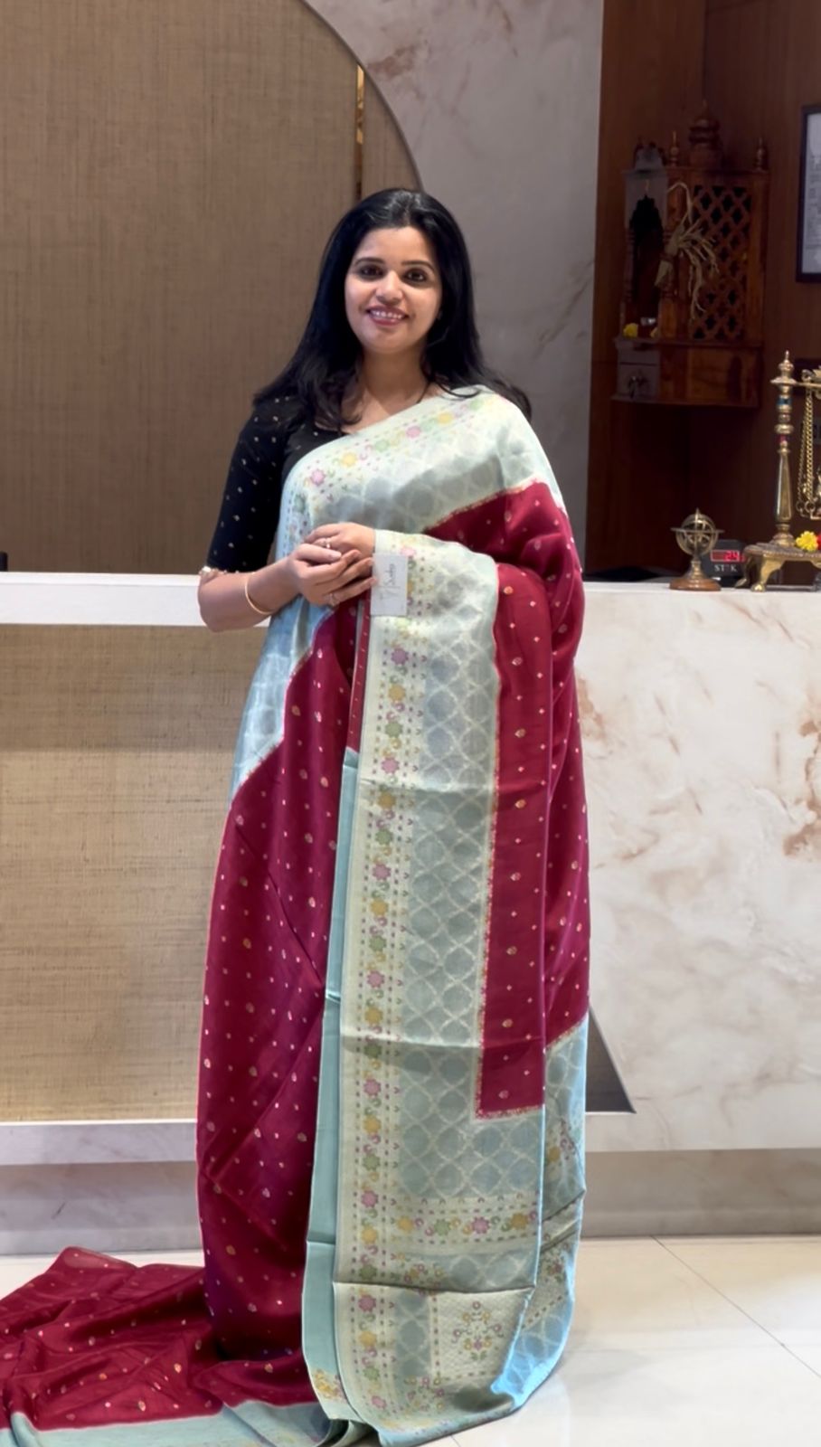 SUV3657-PINK WITH SEAGREEN