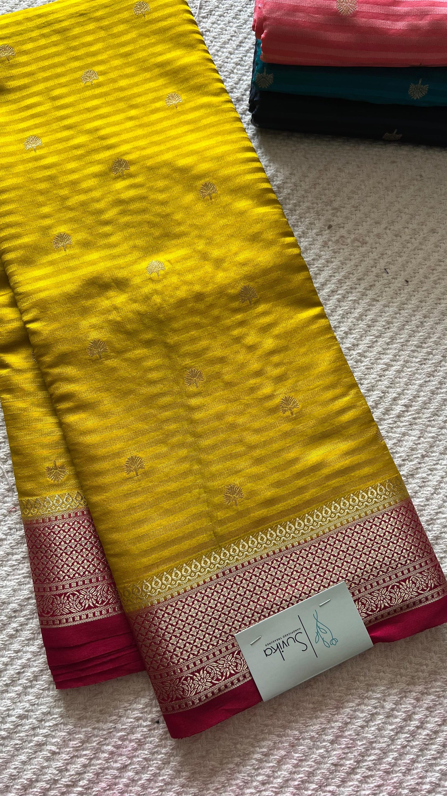 SUV3856-YELLOW WITH PINK