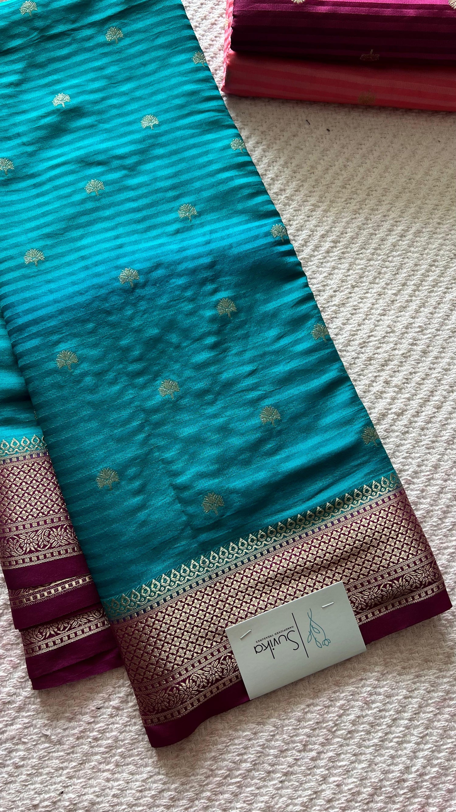 SUV3856-SKYBLUE WITH PINK