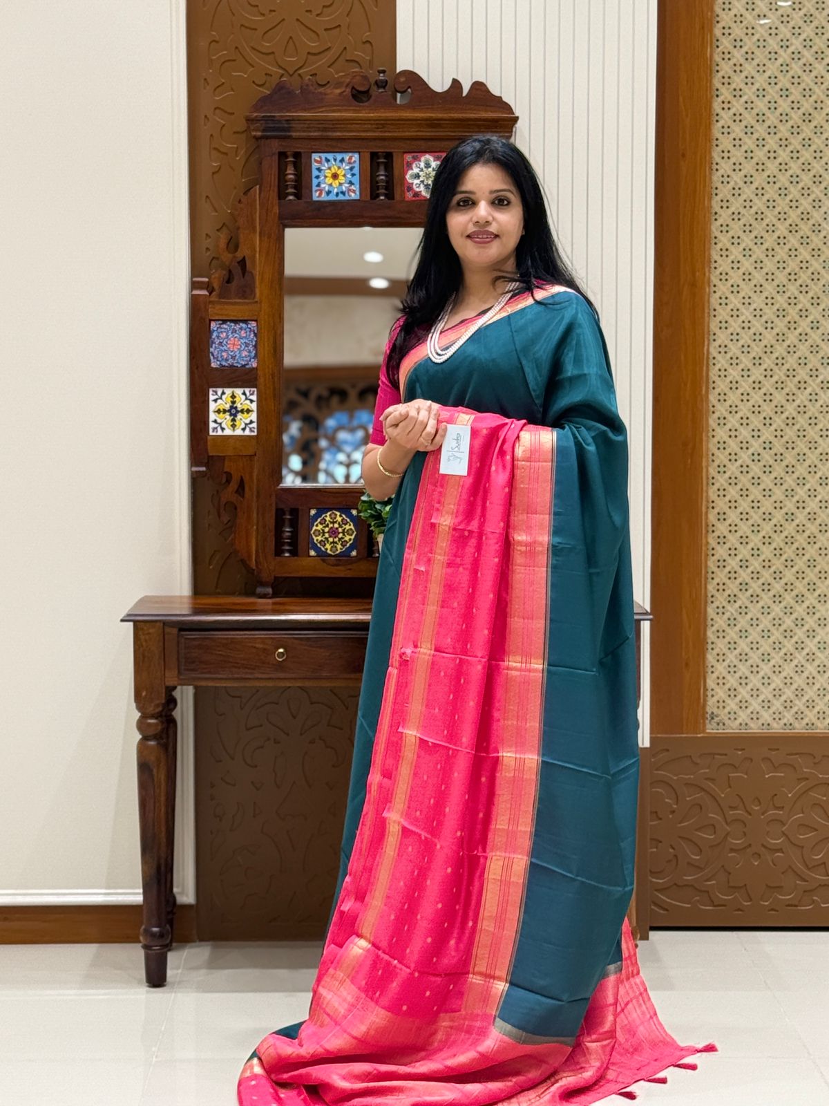 SUV3660-BOTTLEGREEN WITH PINK