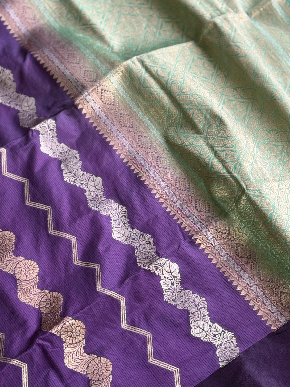 SUV3874 -PURPLE WITH SEAGREEN